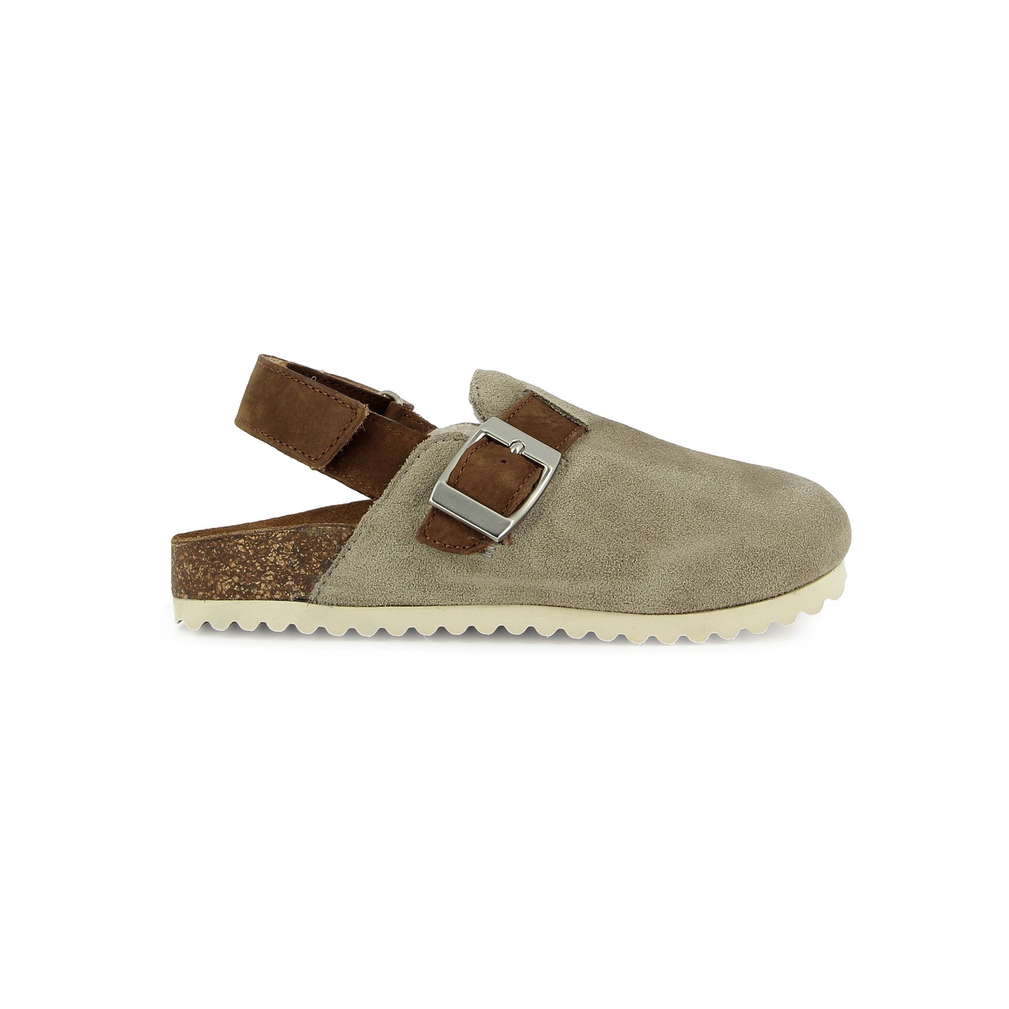 LUV FUR - VELOURS OILY - EARTH - MULE