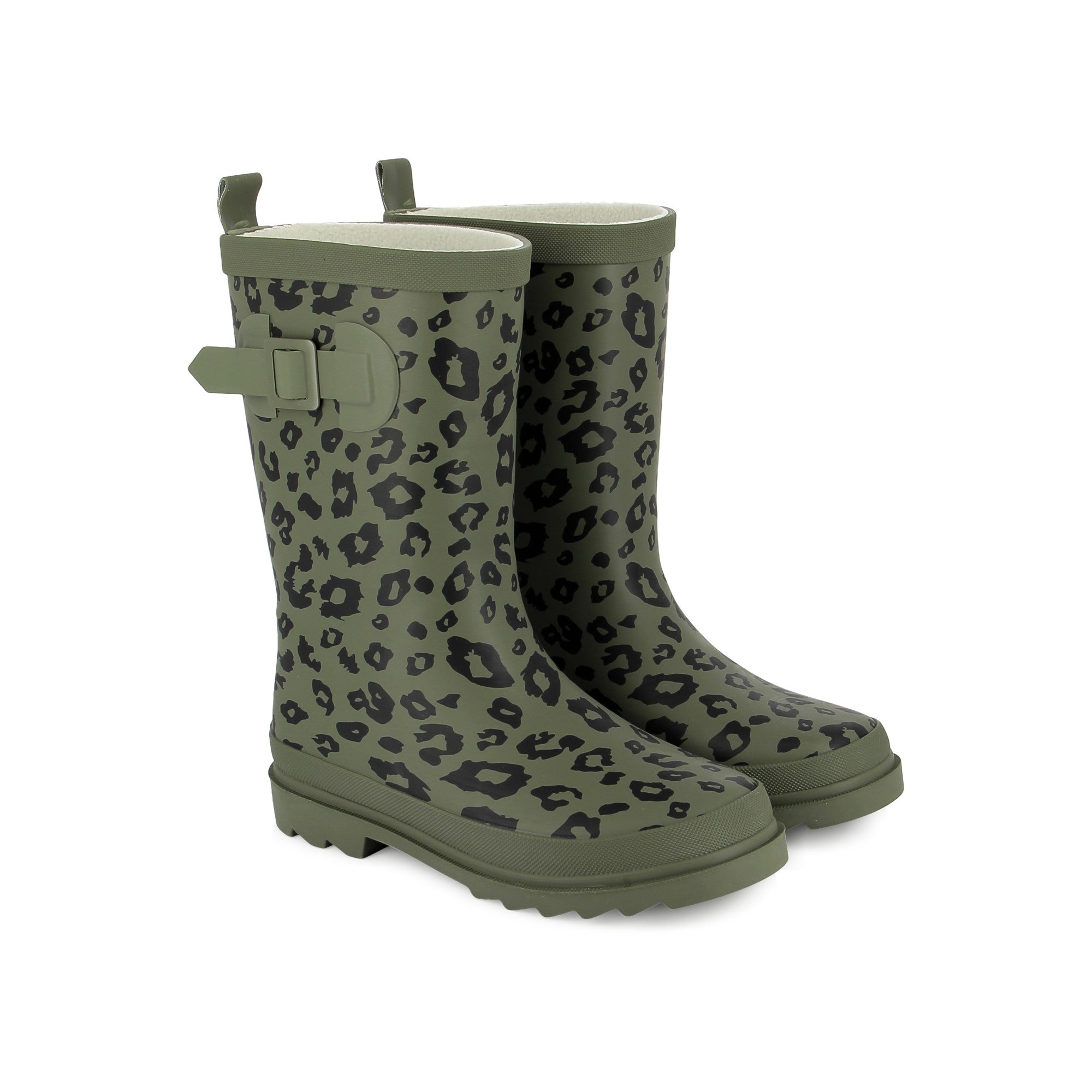 PICKER HI - CAOUTCHOUC - LEO KAKI - BOTTES DE PLUIE