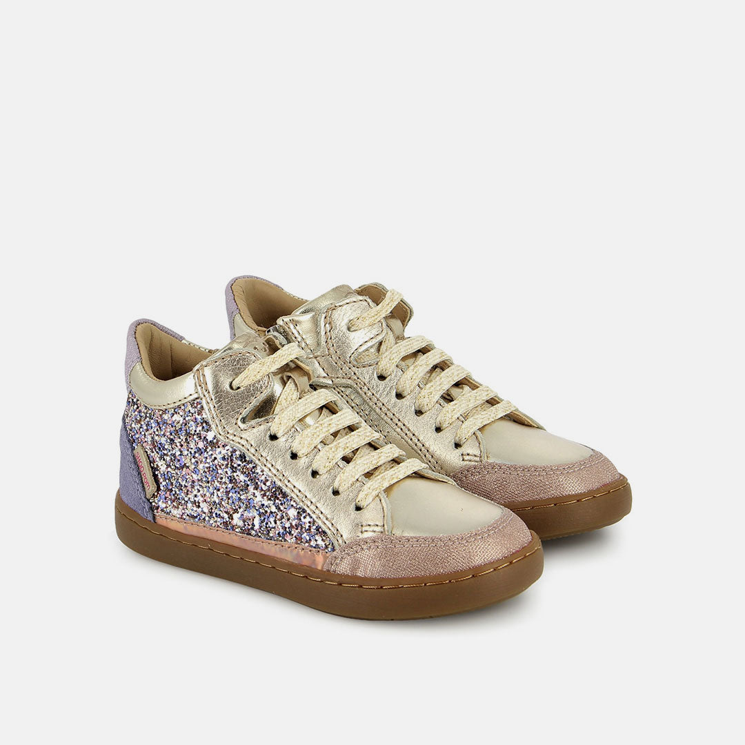 PLAY CONNECT - LAMINATO-GLITTE - PLATINE - BASKETS