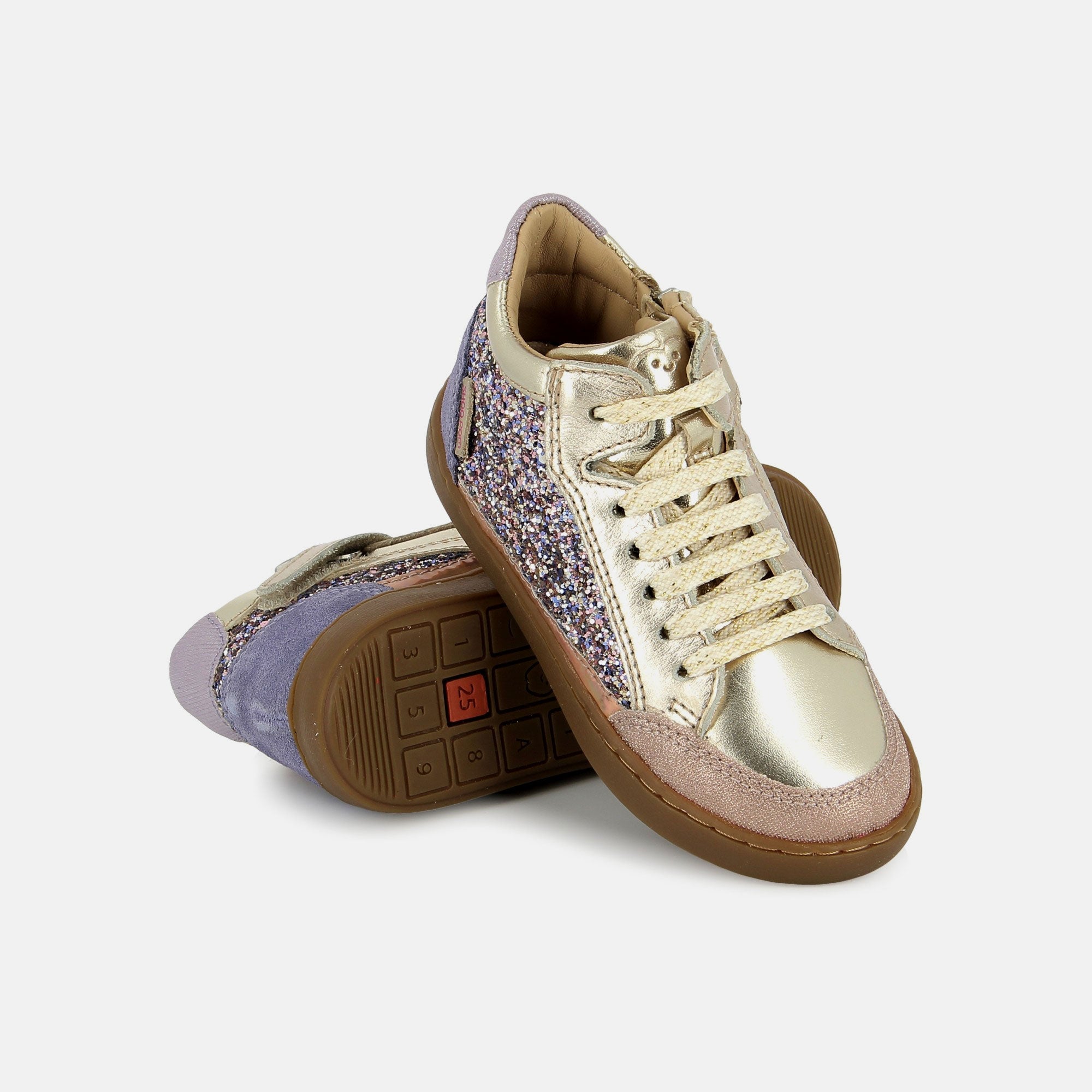 PLAY CONNECT - LAMINATO-GLITTE - PLATINE - BASKETS