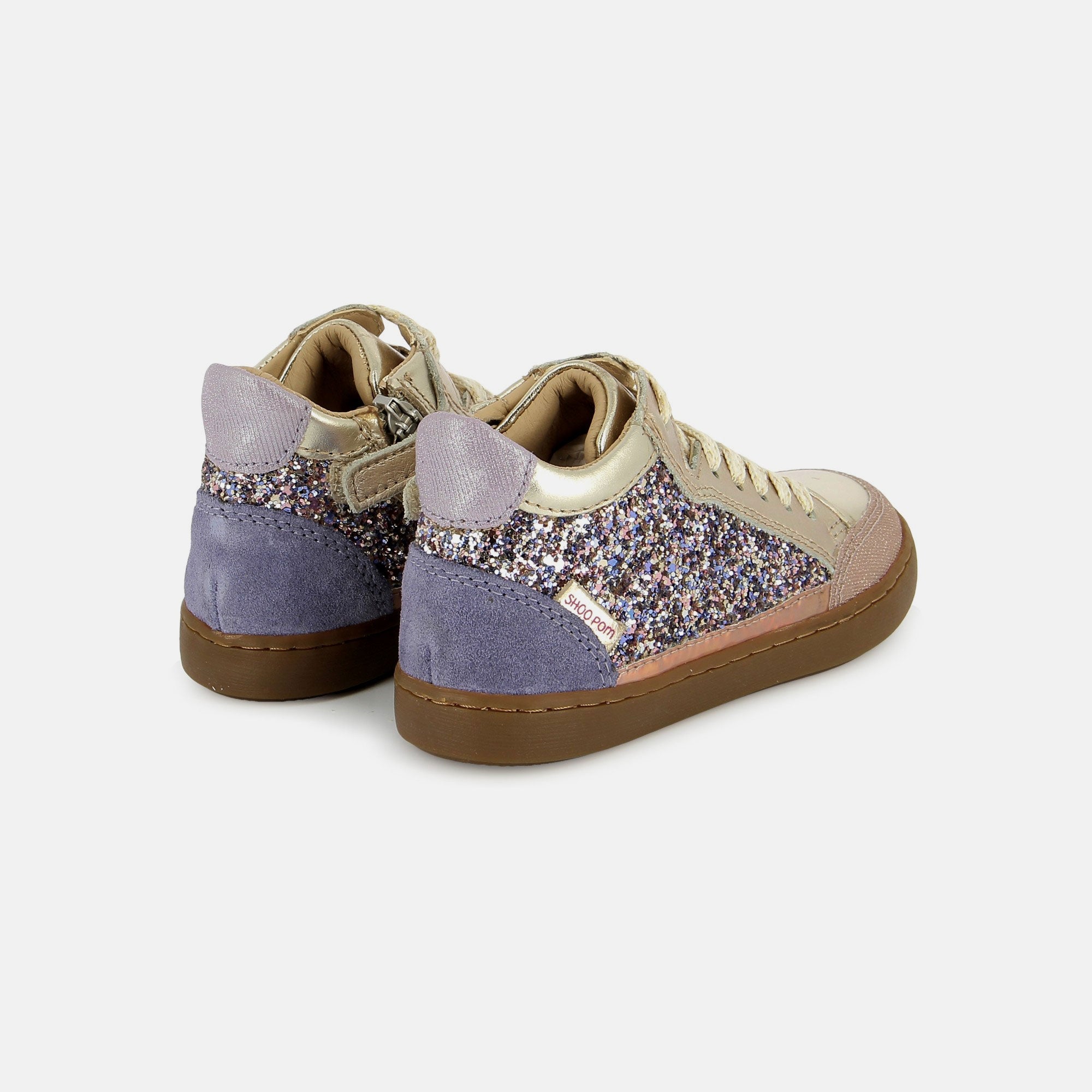 PLAY CONNECT - LAMINATO-GLITTE - PLATINE - BASKETS