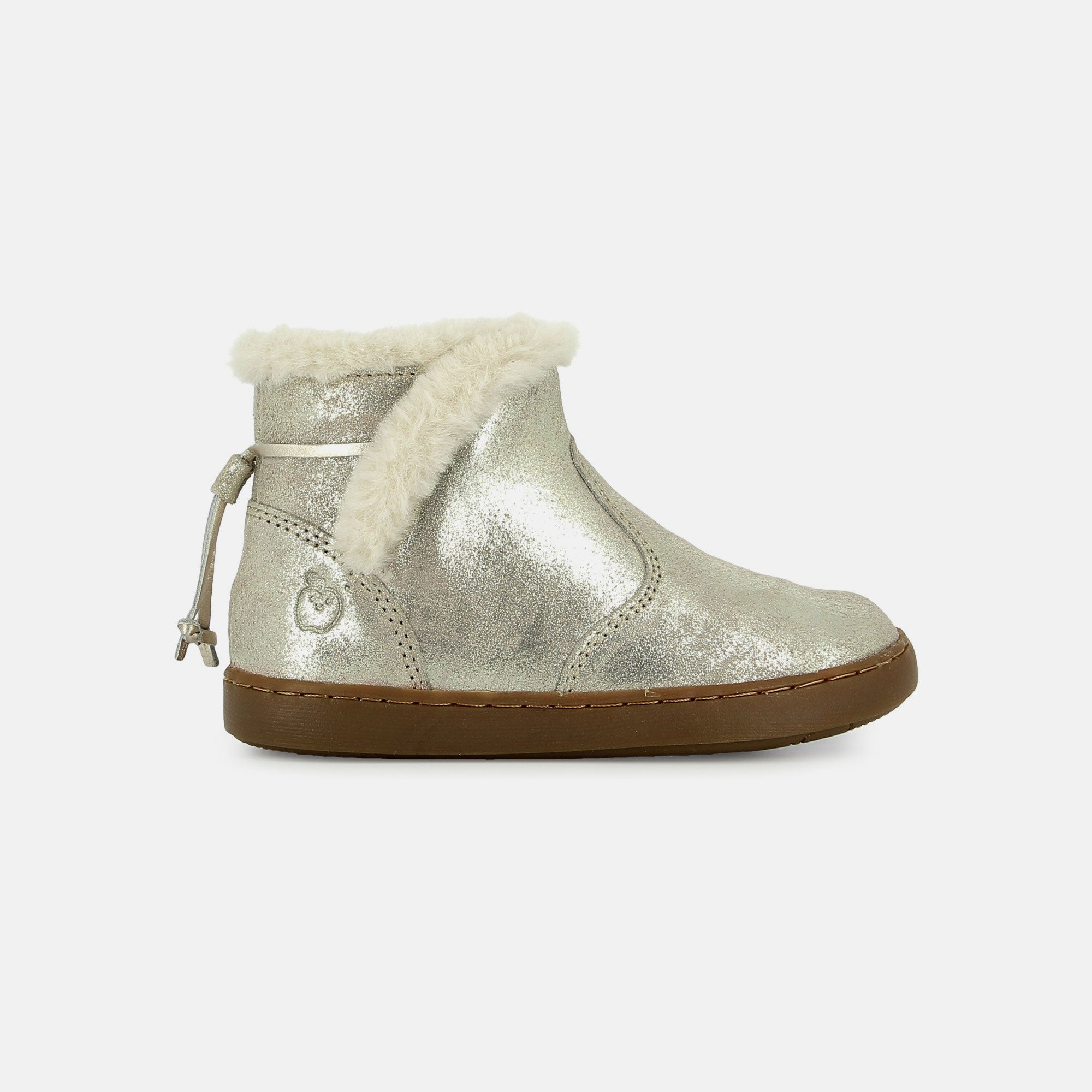 PLAY FUR SWEET AEGAN TAUPE PLATINE BOOTS & BOTTINES