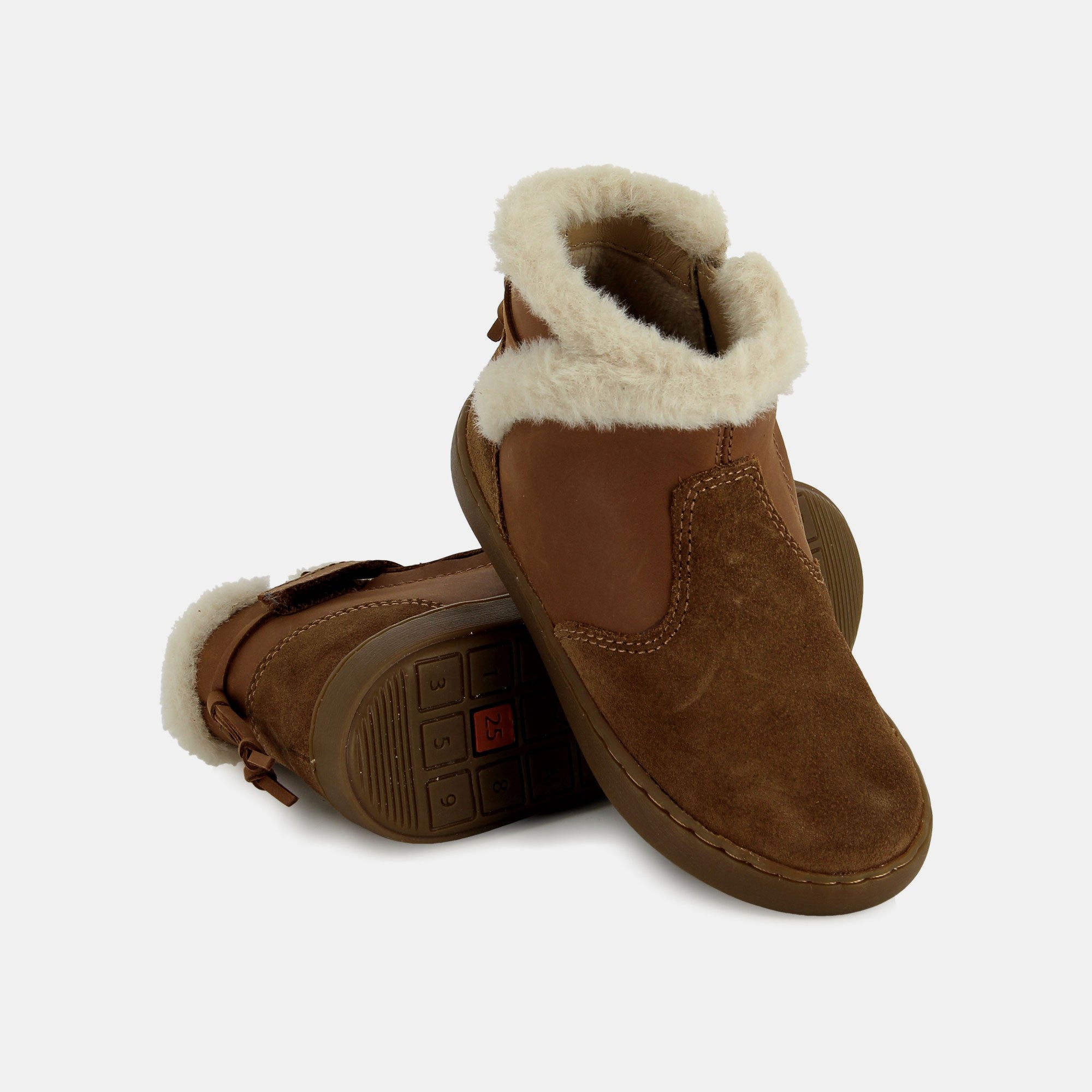 PLAY FUR SWEET - VELOURS OILY-CH - CAMEL - BOOTS & BOTTINES