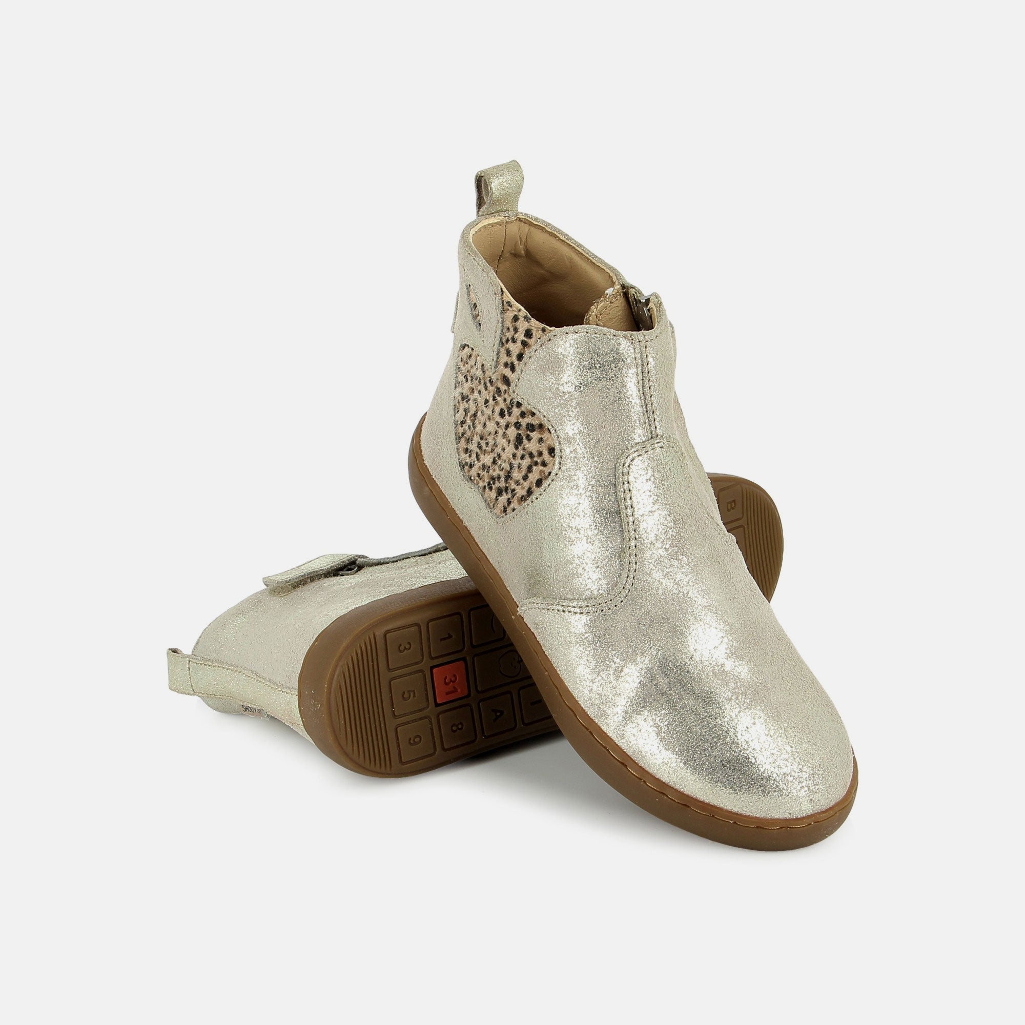 PLAY NEW APPLE AEGAN TAUPE PLATINE BOOTS & BOTTINES
