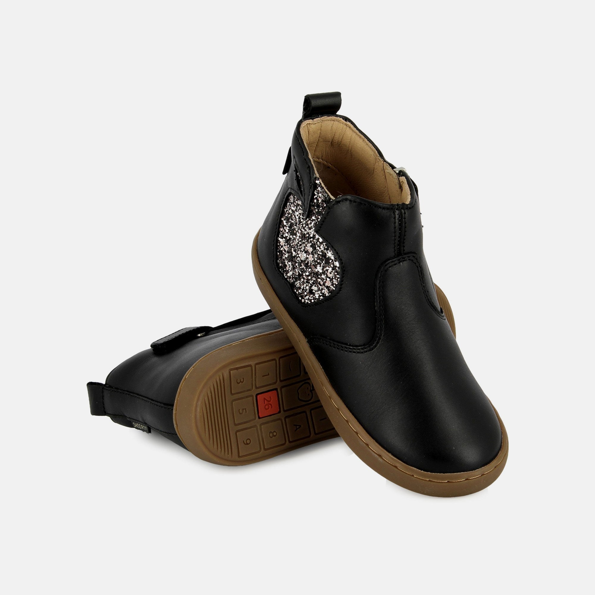 PLAY NEW APPLE - NAPPA-GLOSS - BLACK-METAL - BOOTS & BOTTINES