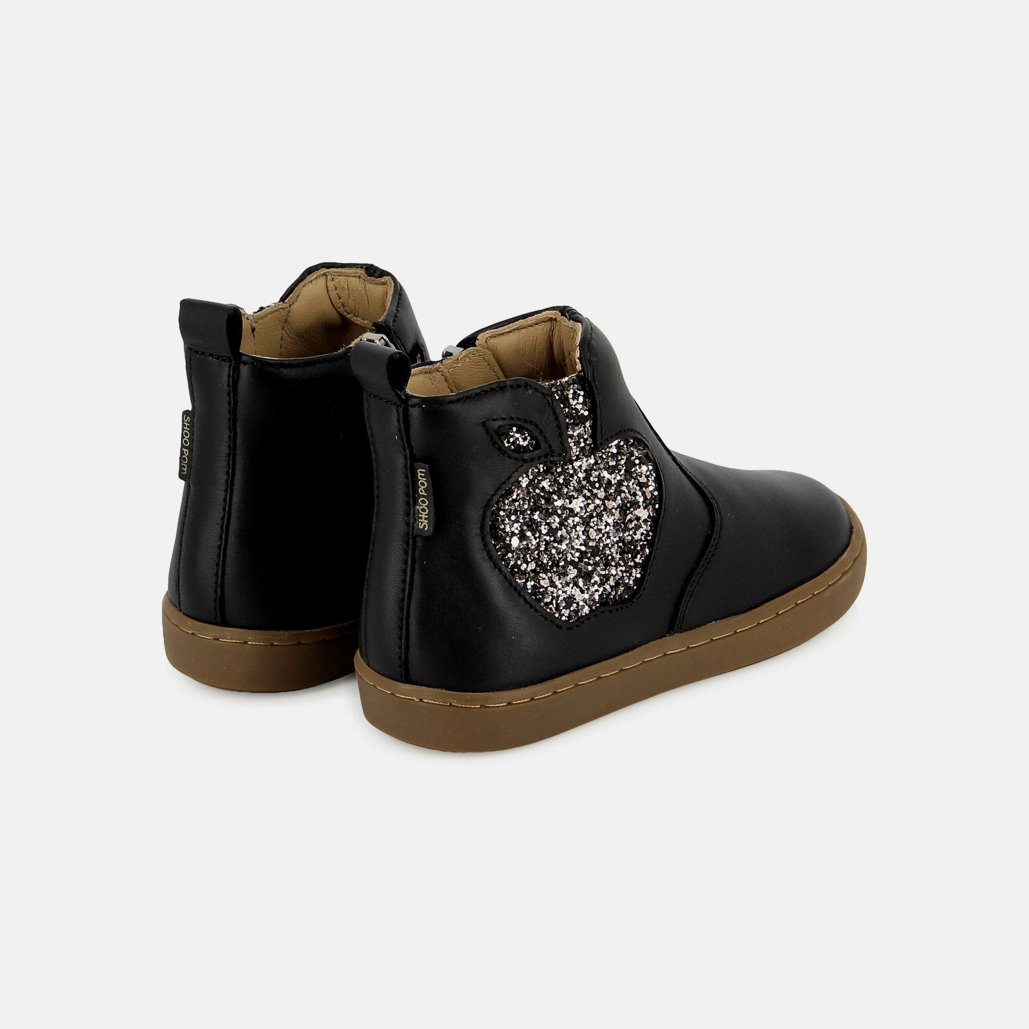 PLAY NEW APPLE - NAPPA-GLOSS - BLACK-METAL - BOOTS & BOTTINES