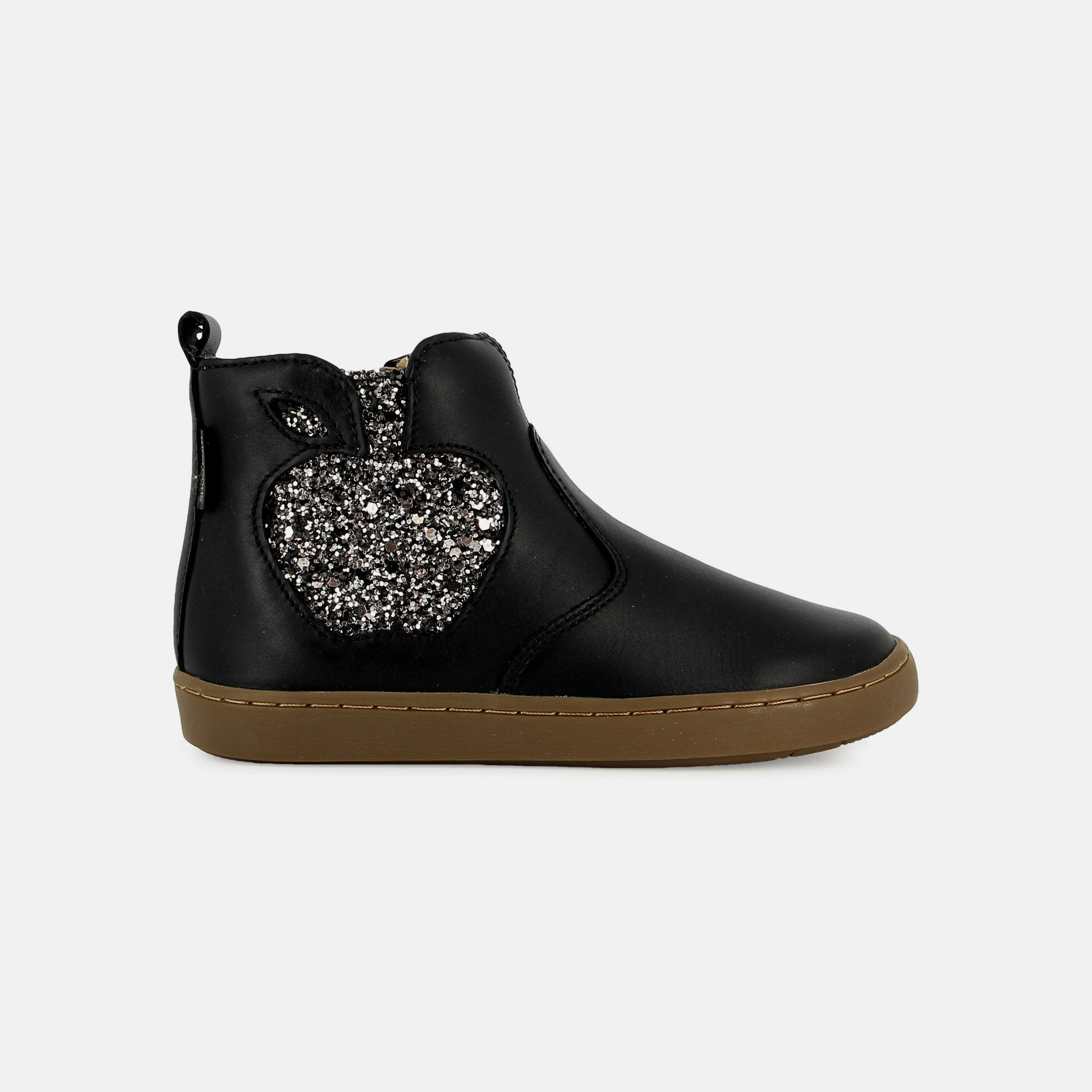 PLAY NEW APPLE - NAPPA-GLOSS - BLACK-METAL - BOOTS & BOTTINES