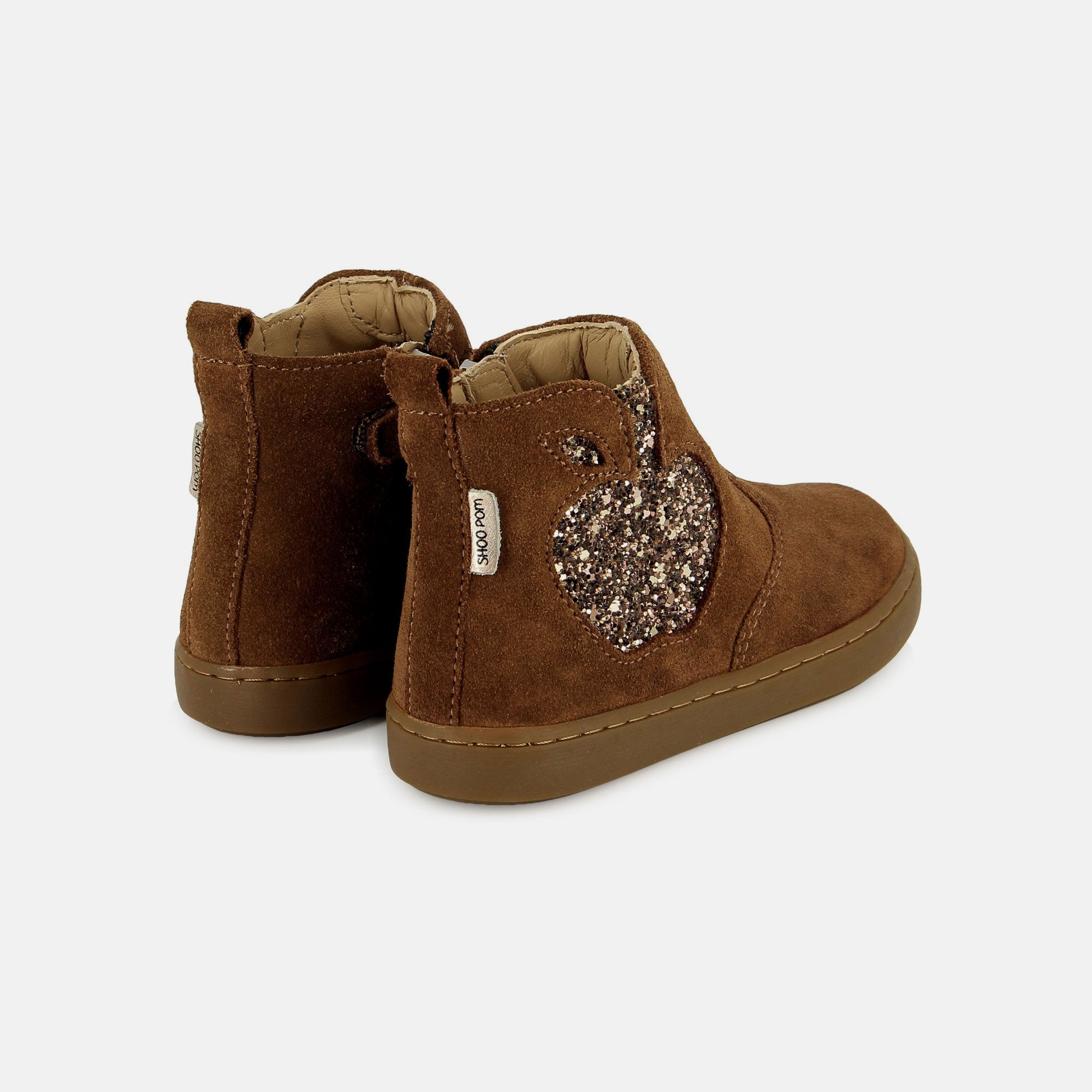PLAY NEW APPLE - VELOURS OILY - CAMEL - BOOTS & BOTTINES