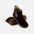 PLAY NEW APPLE VELOURS OILY PURPLE BOOTS & BOTTINES