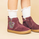 PLAY NEW APPLE - VELOURS OILY - PURPLE - BOOTS & BOTTINES