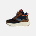 POW DRY TEX NAPPA NYLON BROWN NAVY BASKETS