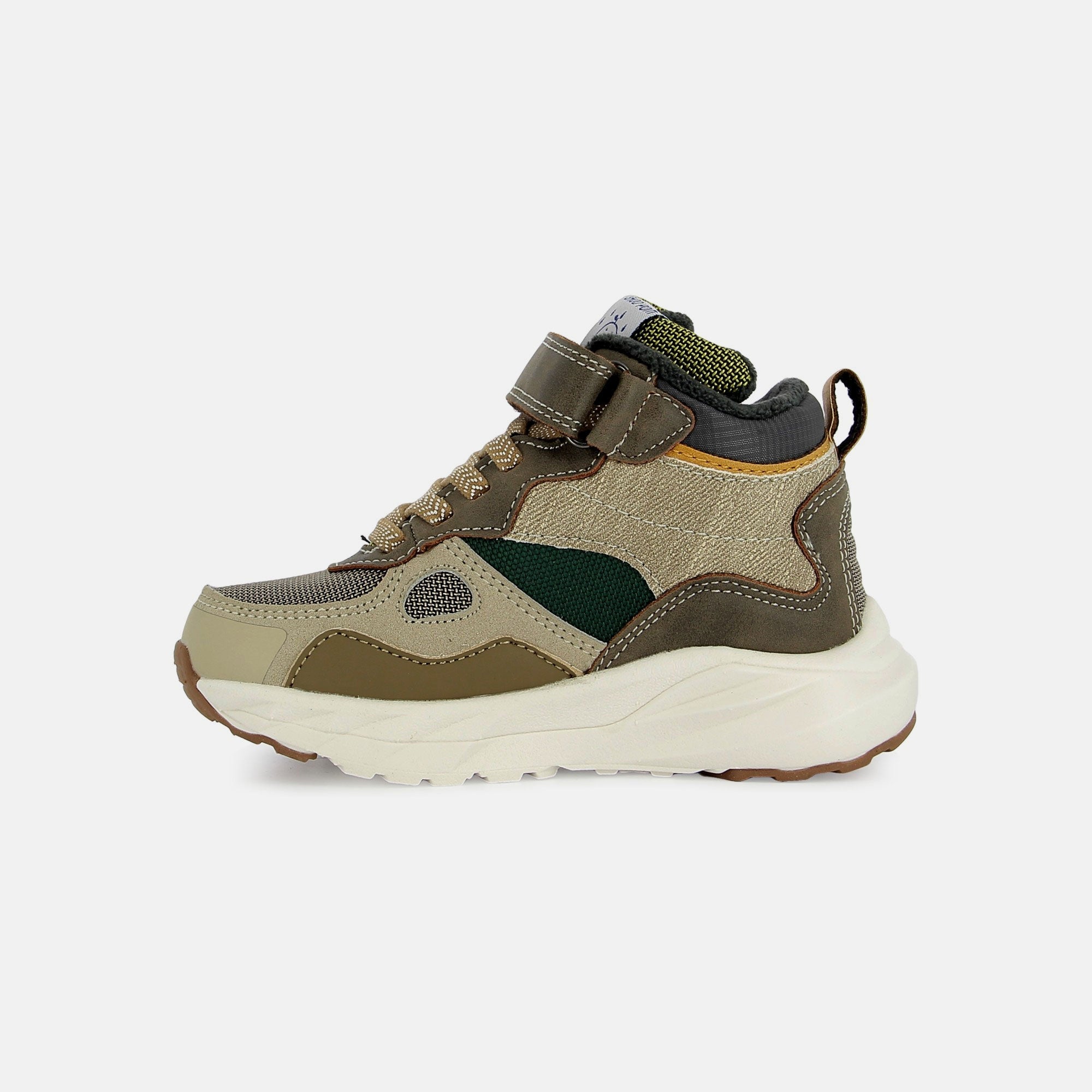 POW DRY TEX SUEDE NYLON TOPO OCRE GREEN BASKETS