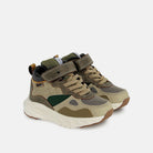 POW DRY TEX SUEDE NYLON TOPO OCRE GREEN BASKETS