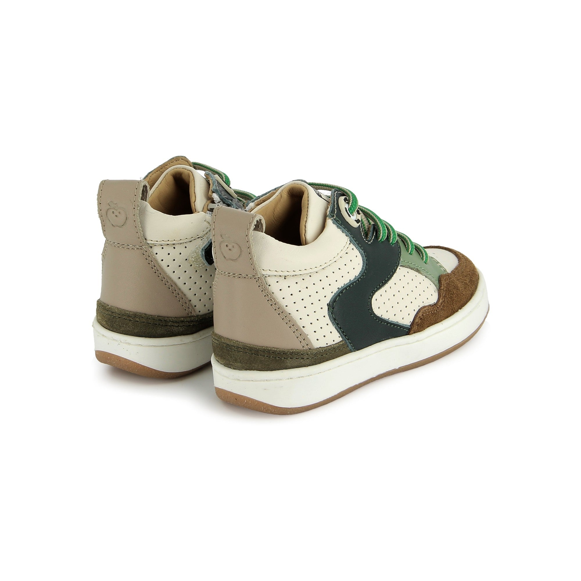 TEAMS JOG LACE - KIRI-VELOURS - CRAIE-MENTA-DK CAMEL - BASKETS