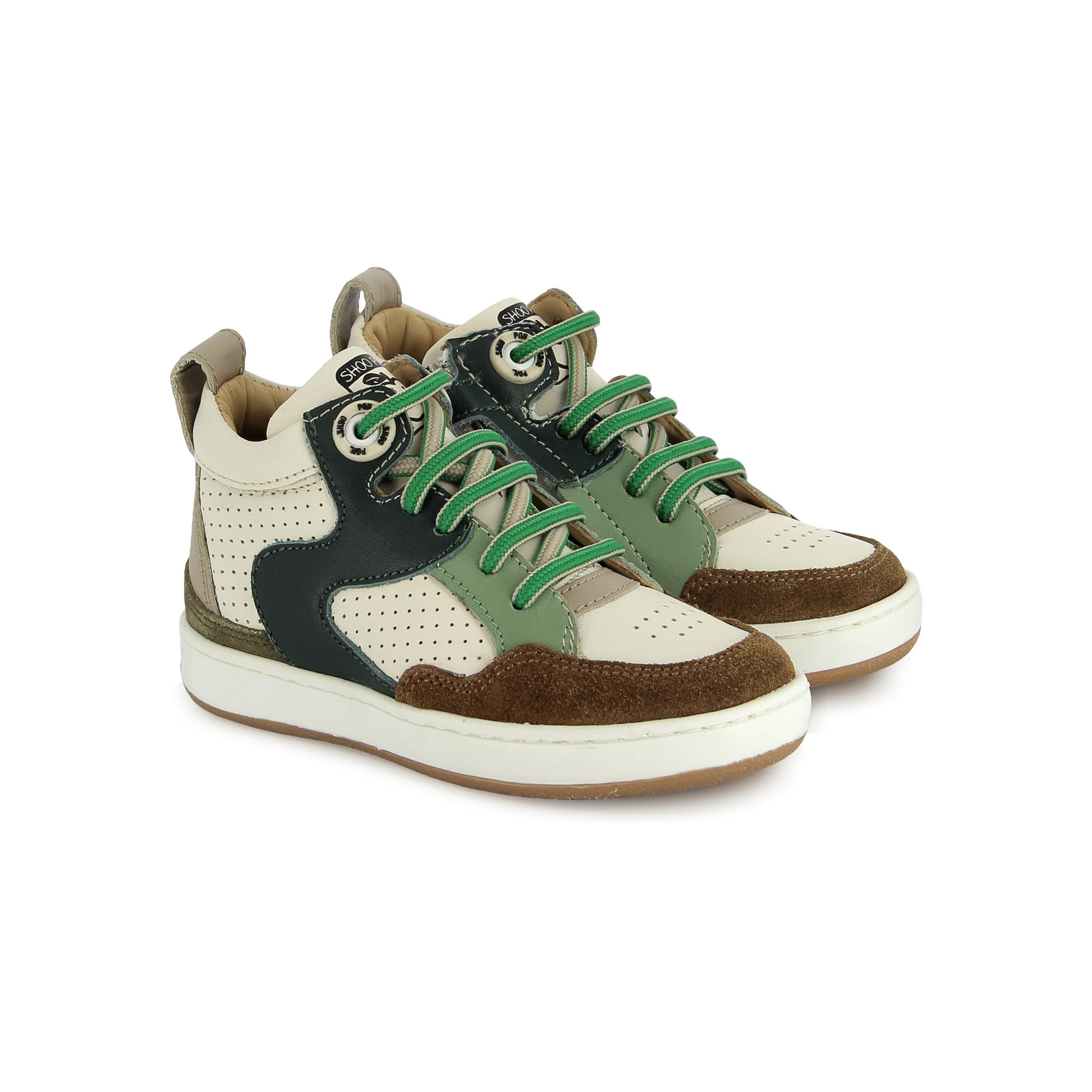 TEAMS JOG LACE - KIRI-VELOURS - CRAIE-MENTA-DK CAMEL - BASKETS