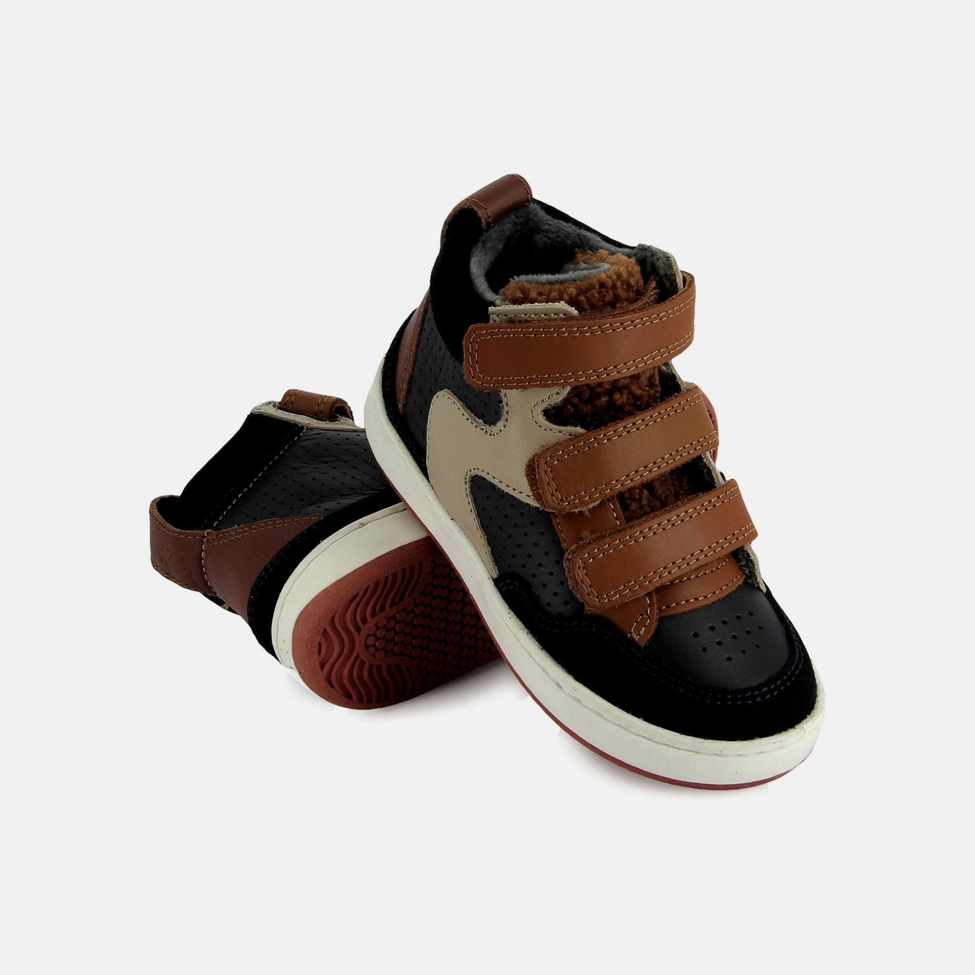 TEAMS JOG SCRATCH FU - NAPPA - NAVY-DK CAMEL - BASKETS