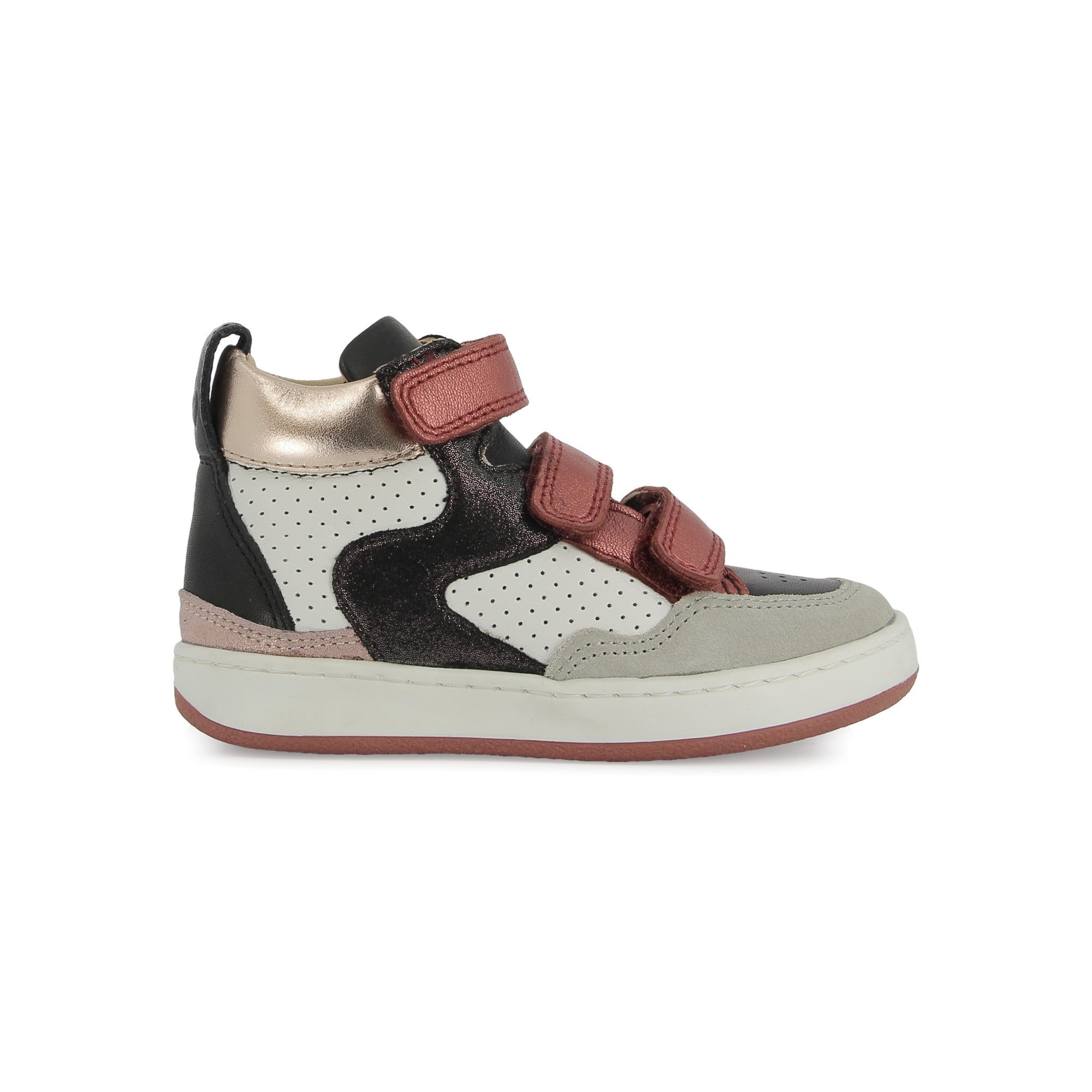 TEAMS JOG SCRATCH - KIRI-VELOURS - WHITE-BLACK-STONE - BASKETS