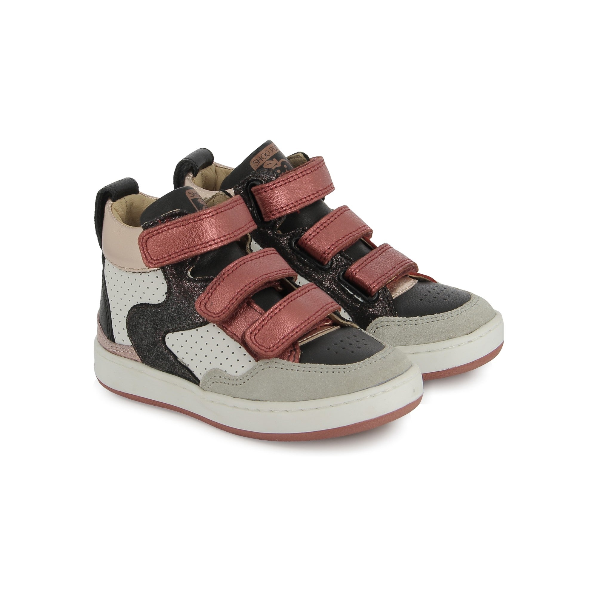 TEAMS JOG SCRATCH - KIRI-VELOURS - WHITE-BLACK-STONE - BASKETS