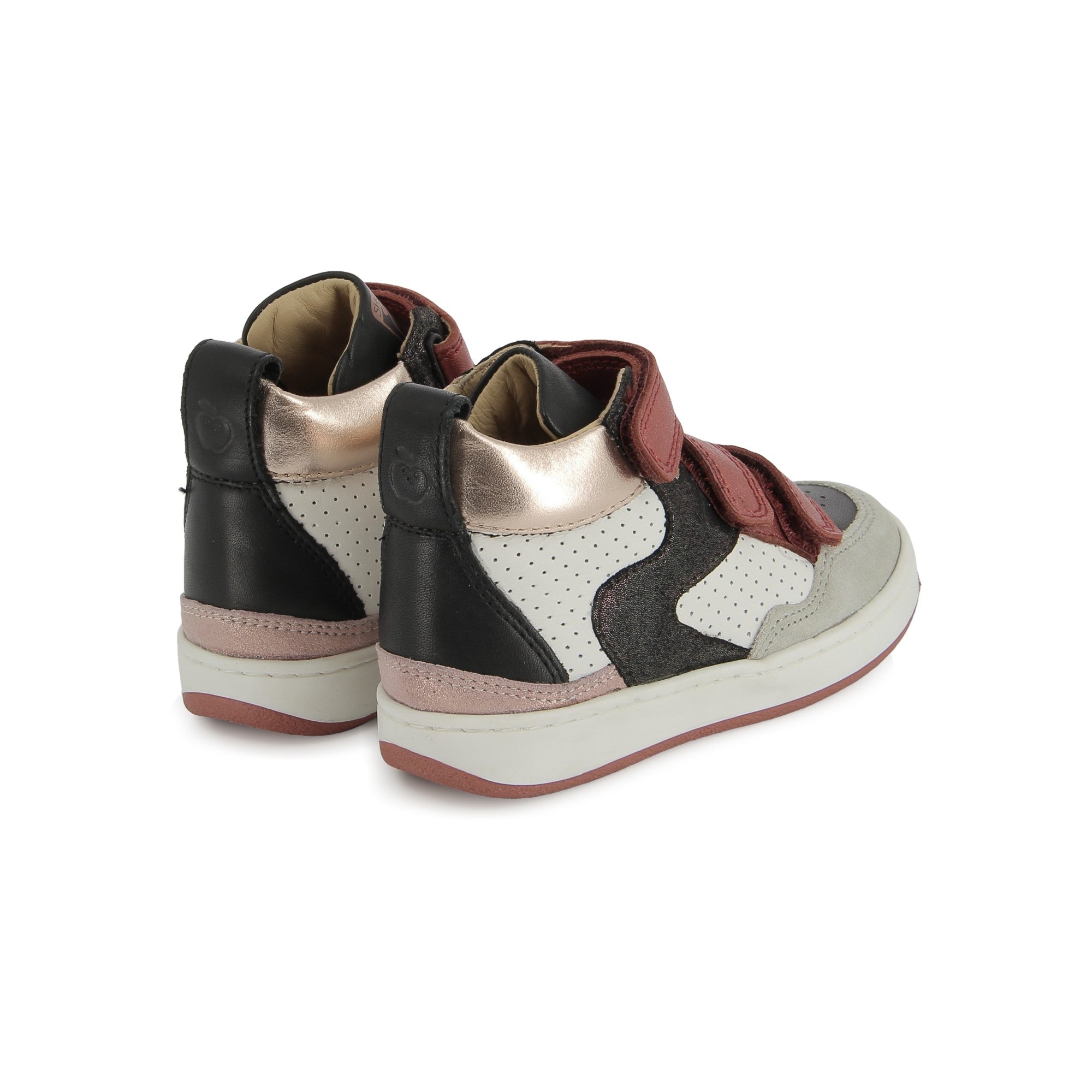 TEAMS JOG SCRATCH - KIRI-VELOURS - WHITE-BLACK-STONE - BASKETS