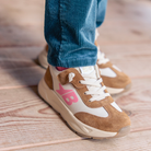 YARD BASKET VELOURS NYLON DK CAMEL CREAM PINK BASKETS