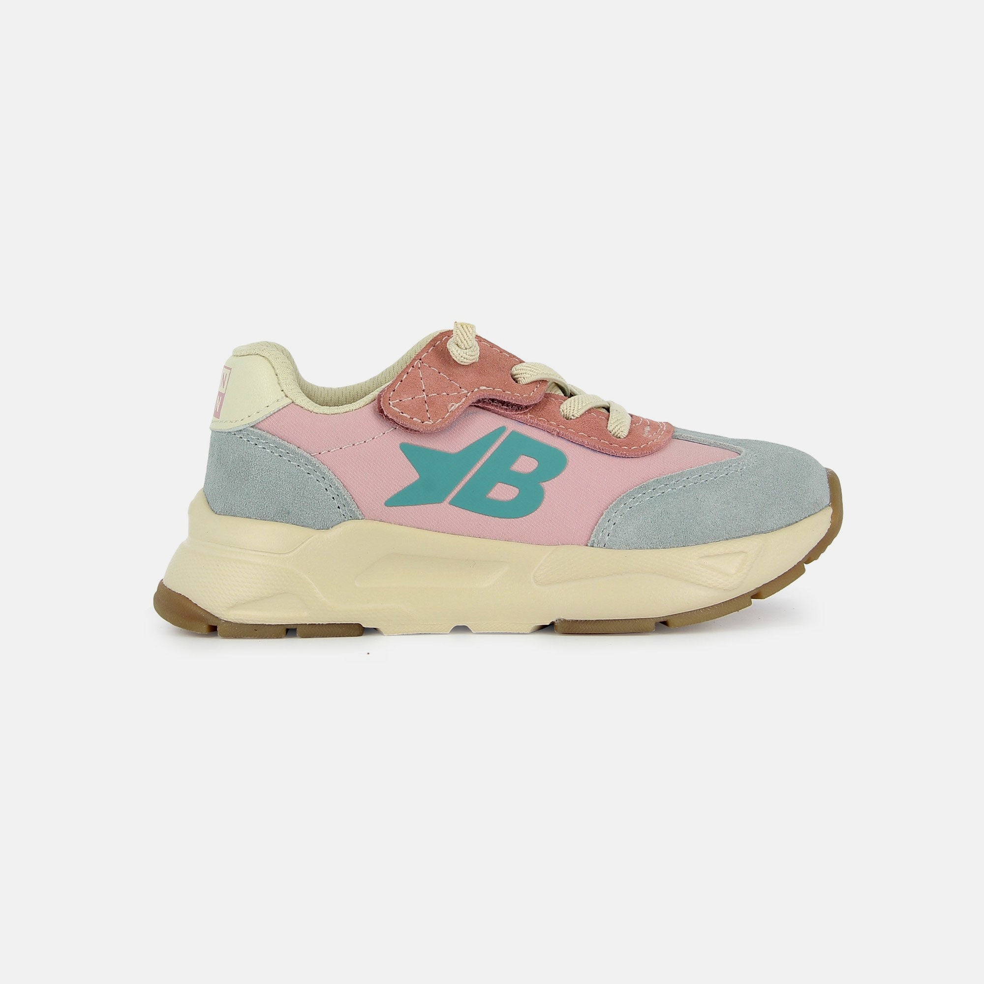 YARD BASKET - VELOURS-NYLON - PINK-BLUE-GREEN - BASKETS