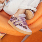 YUZU LACE - HAIRY - LEO PURPLE - BASKETS