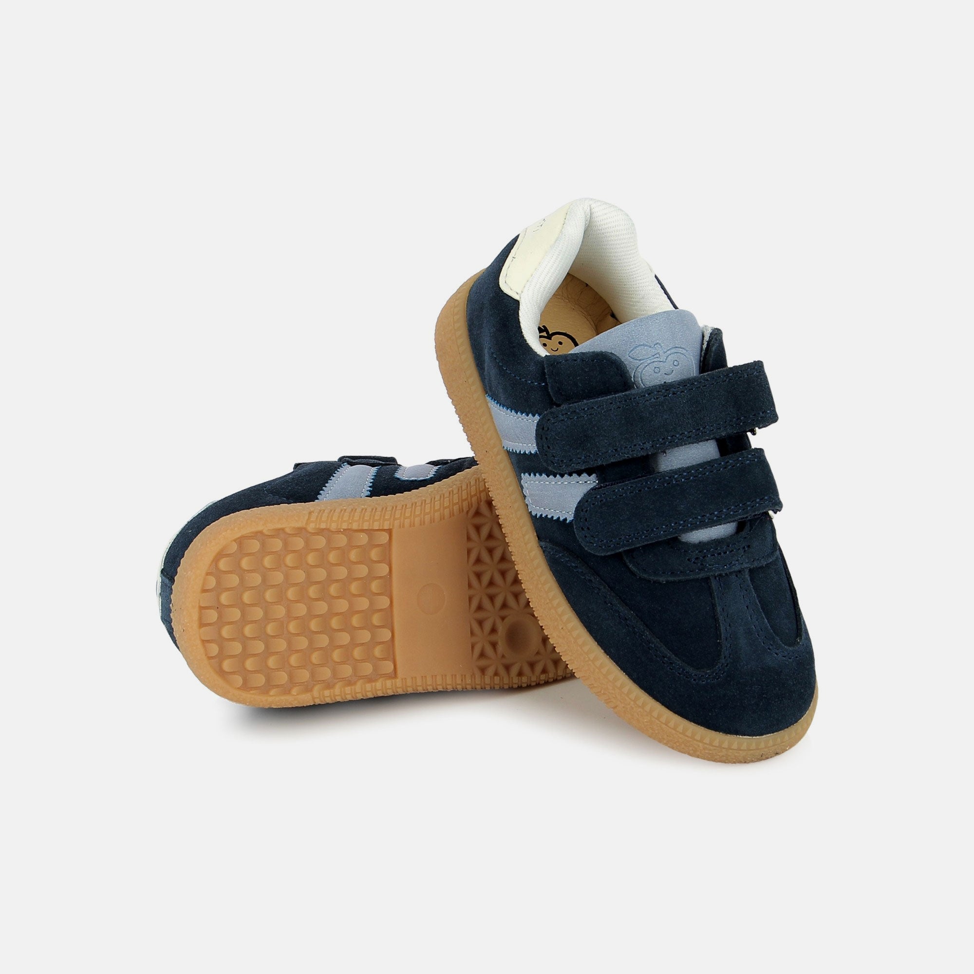 YUZU LO SCRATCH VELOURS NAVY BASKETS