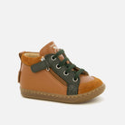 BOUBA BI ZIP - KOBE VELOURS - CAMEL PIN - BASKETS
