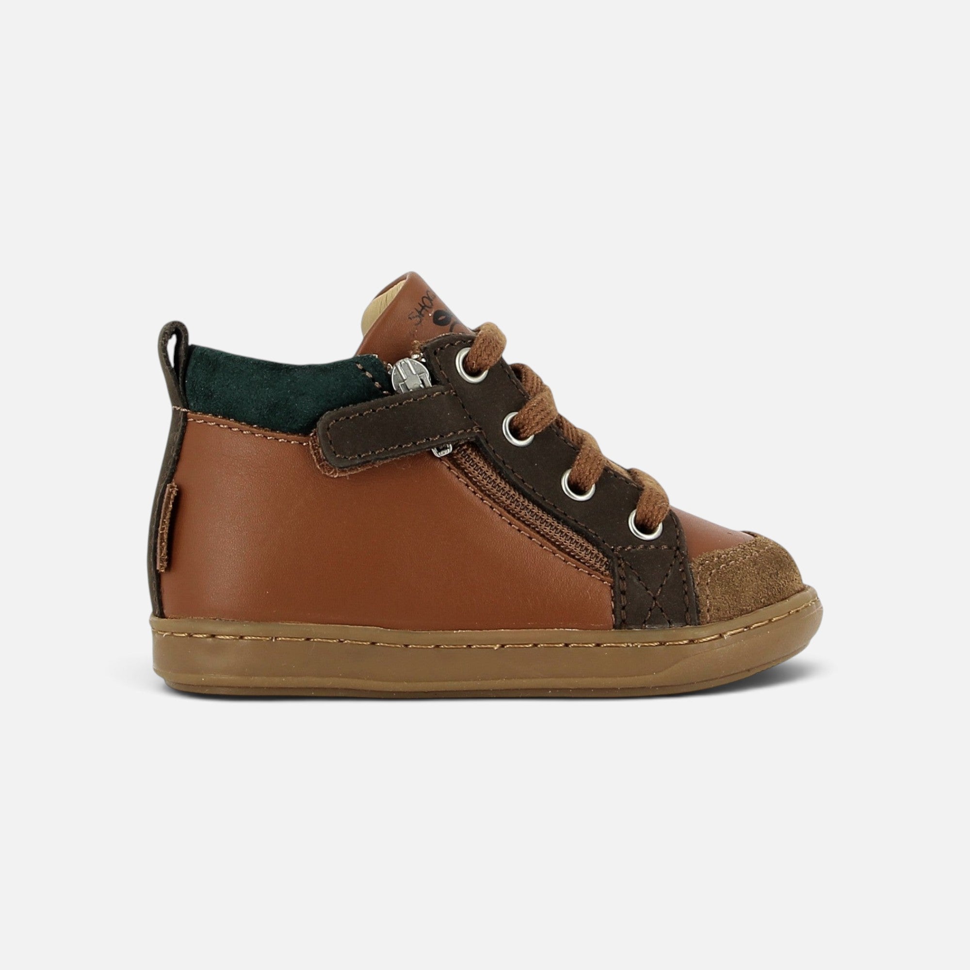 BOUBA BI ZIP - NAPPA-NUBUCK - CAMEL