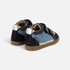 BOUBA EASY CO - LAMINATO-VELOUR - NAVY-SILVER - BASKETS