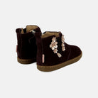 BOUBA MULTIFLO - VELOURS OILY - PURPLE - BOOTS & BOTTINES