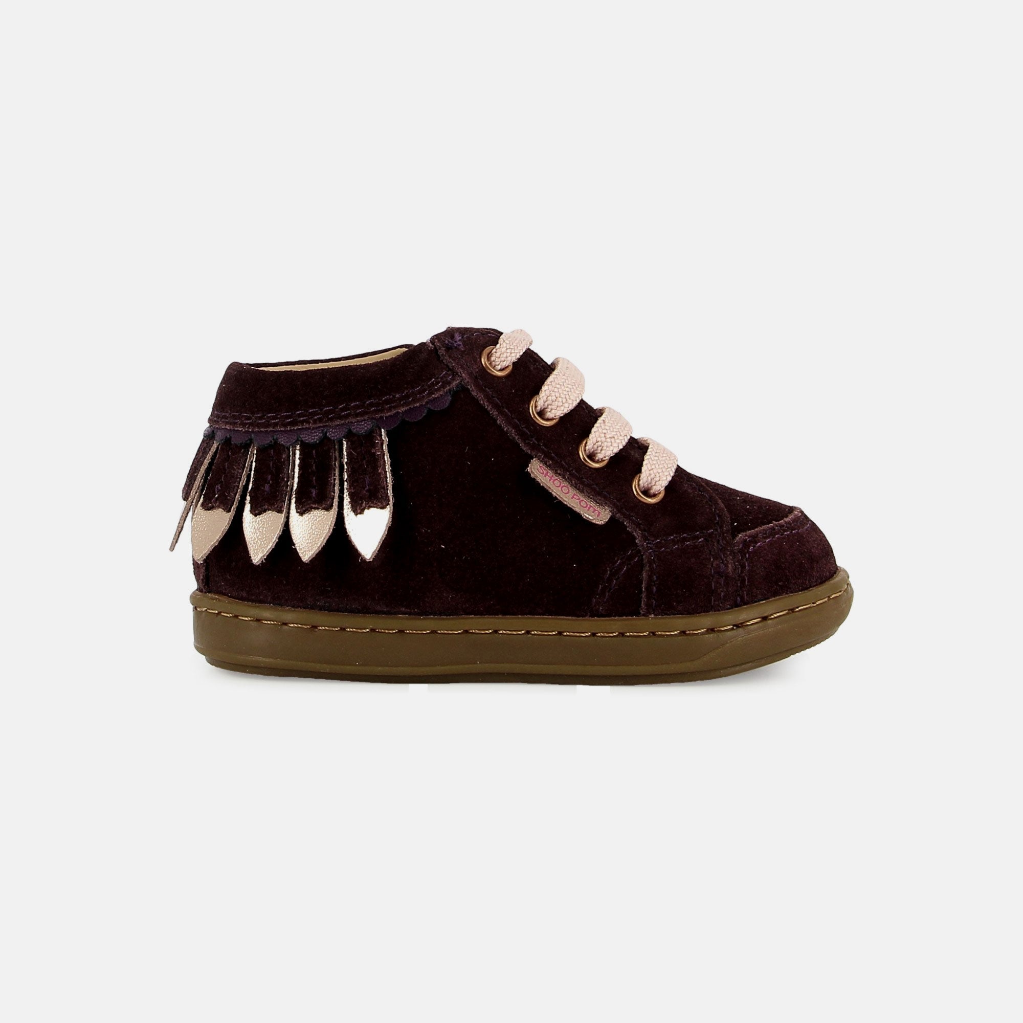 BOUBA PLUM VELOURS OILY PURPLE BASKETS