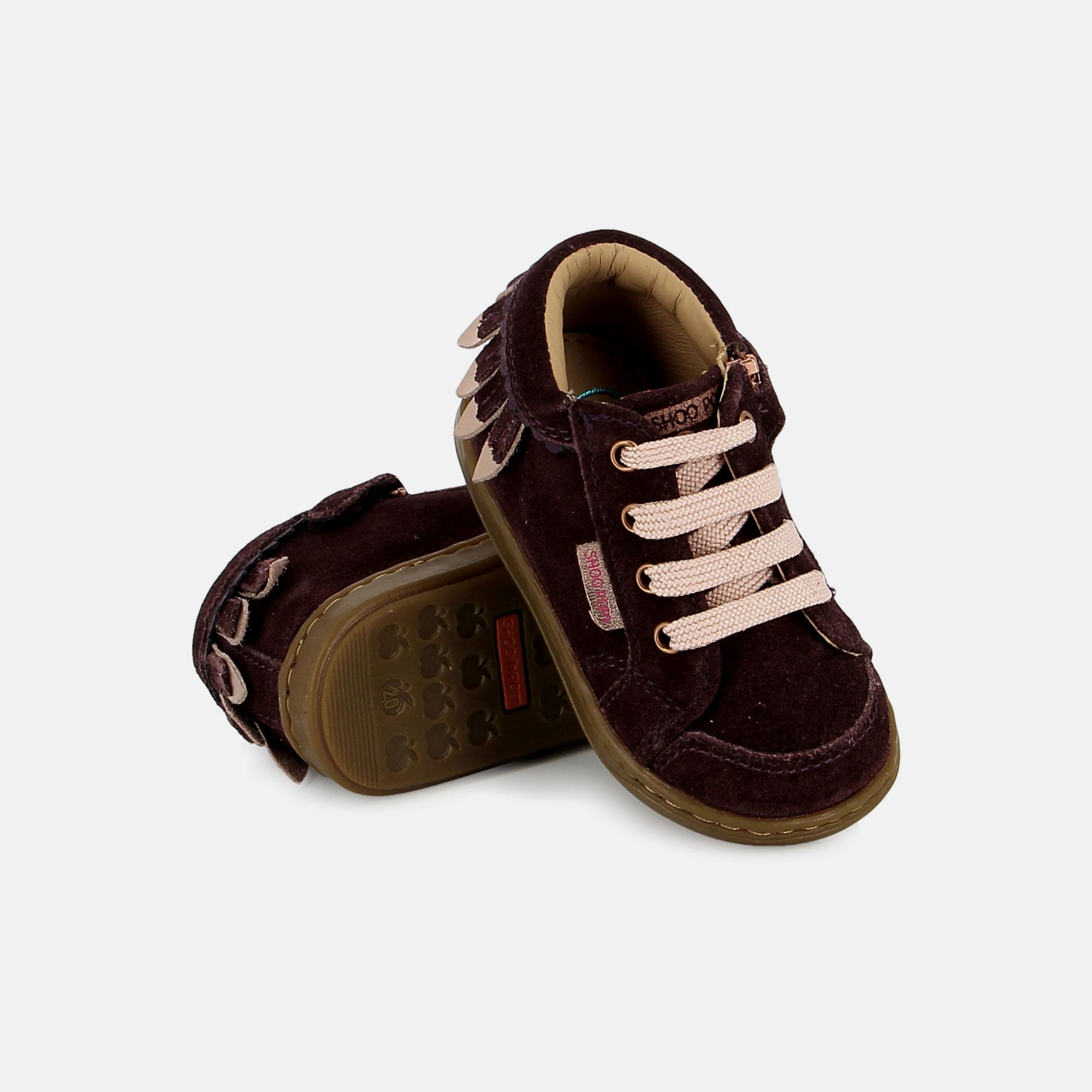 BOUBA PLUM VELOURS OILY PURPLE BASKETS
