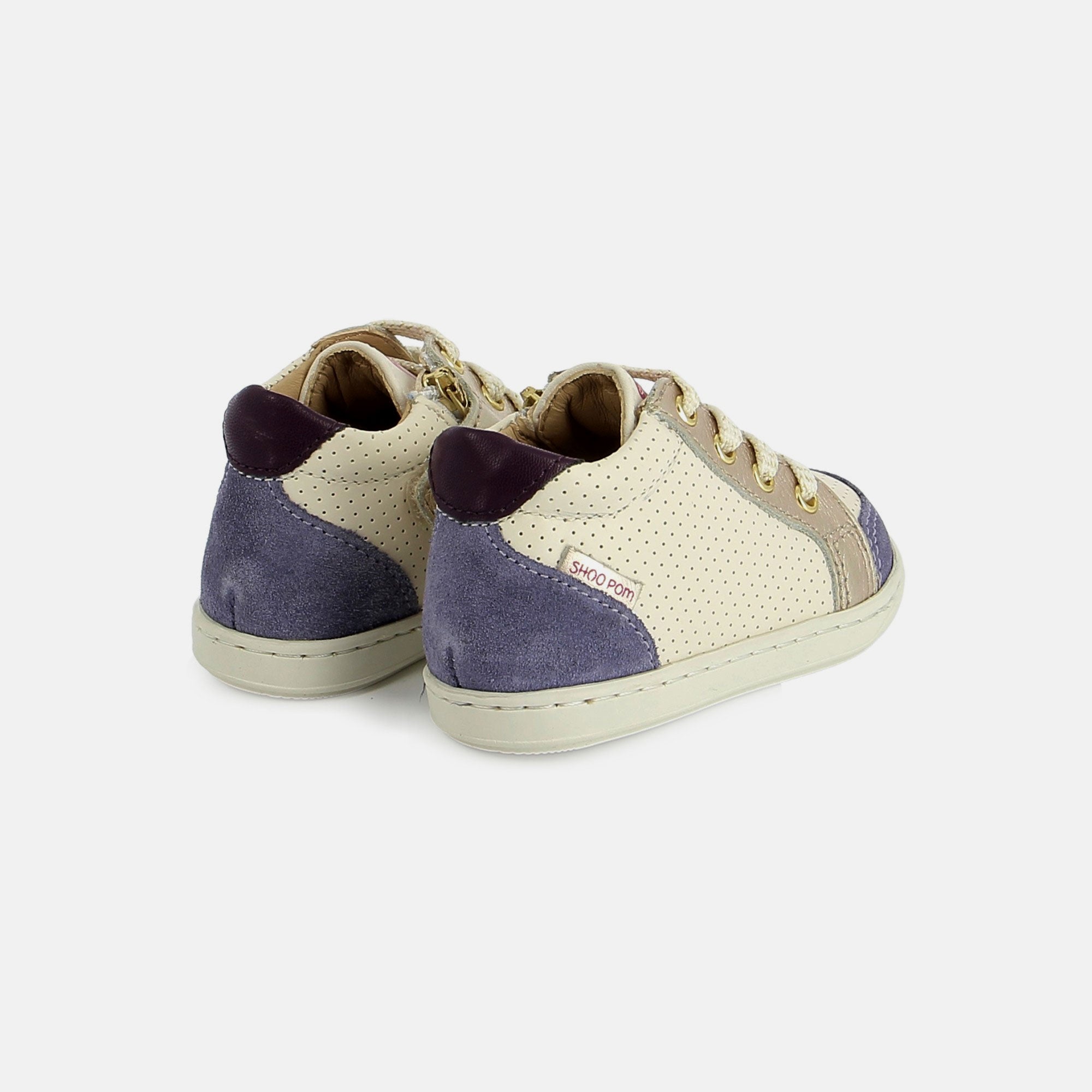 BOUBA ZIP BOX NAPPA CRAIE LT BRONZE IRIS BASKETS
