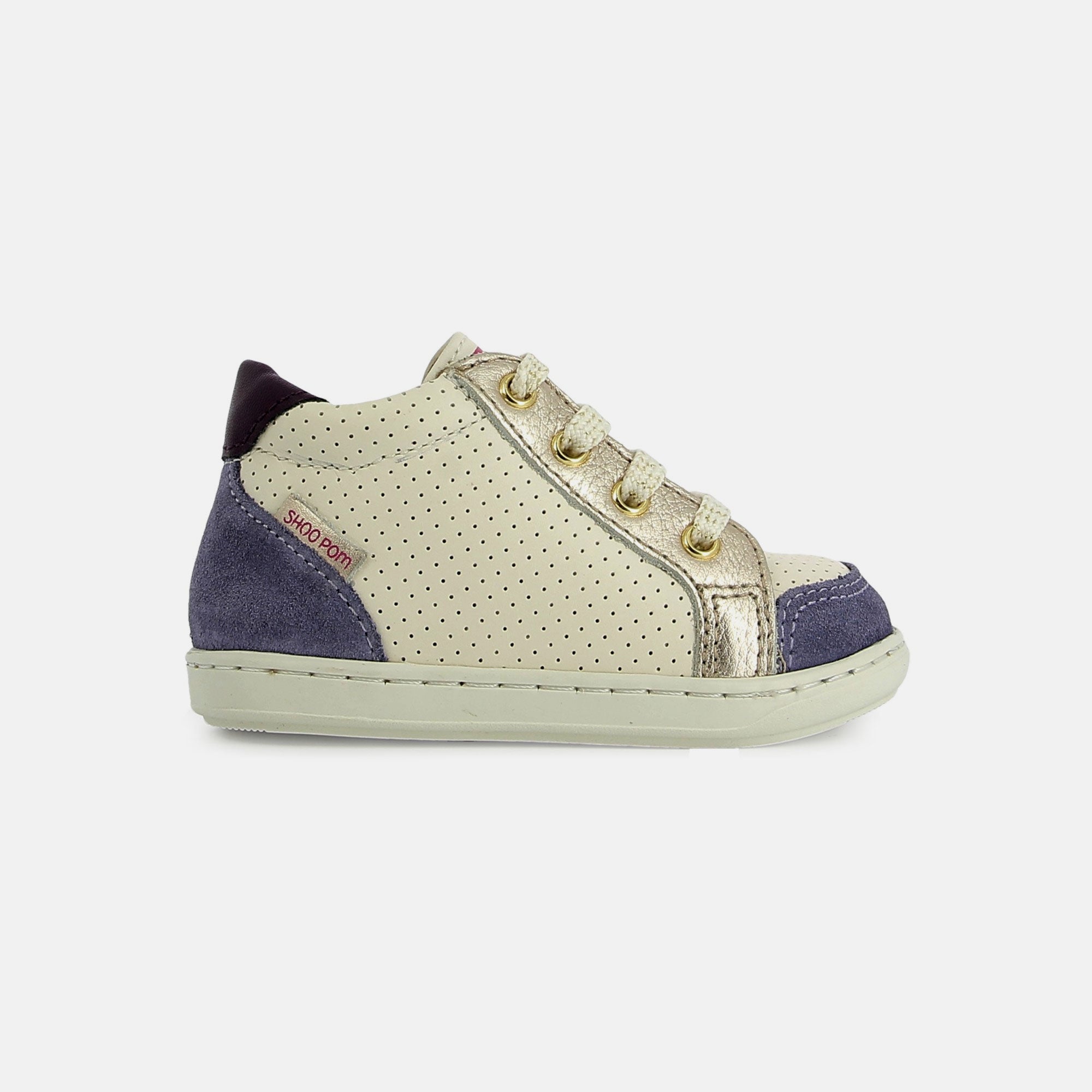 BOUBA ZIP BOX NAPPA CRAIE LT BRONZE IRIS BASKETS