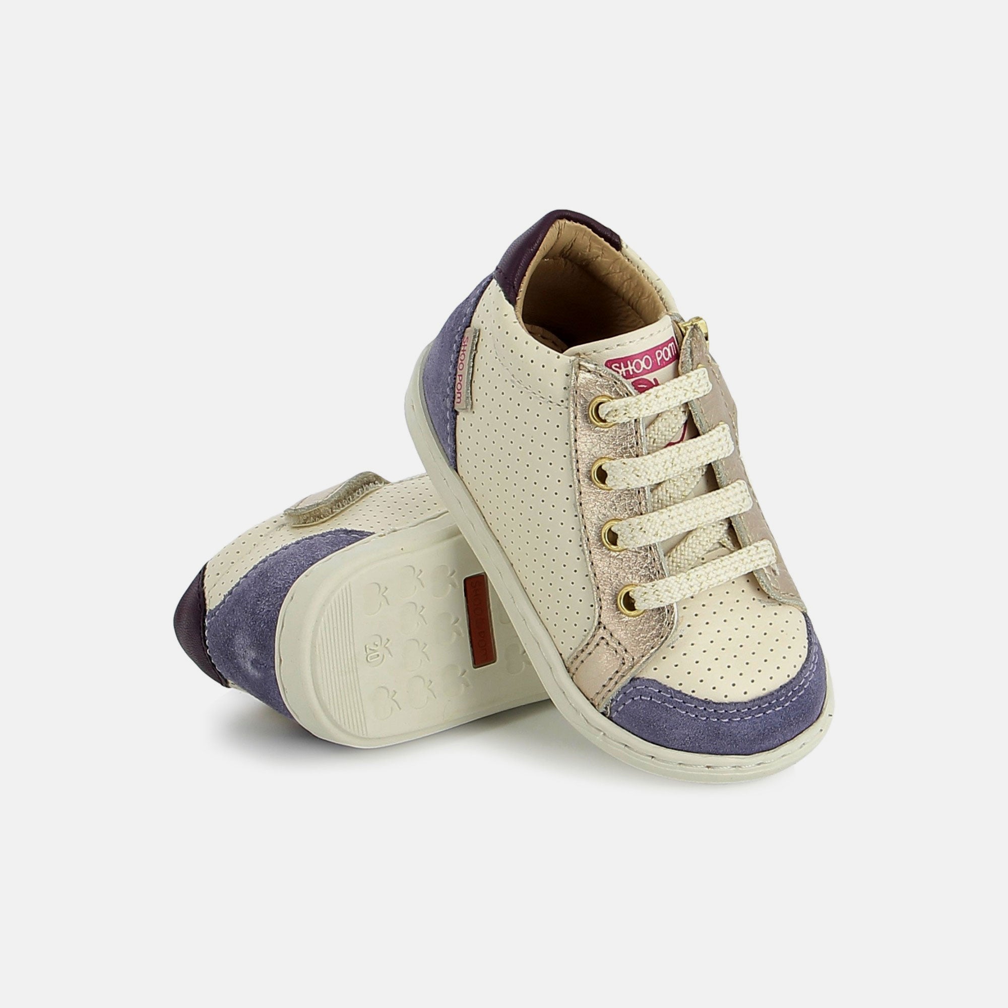 BOUBA ZIP BOX NAPPA CRAIE LT BRONZE IRIS BASKETS