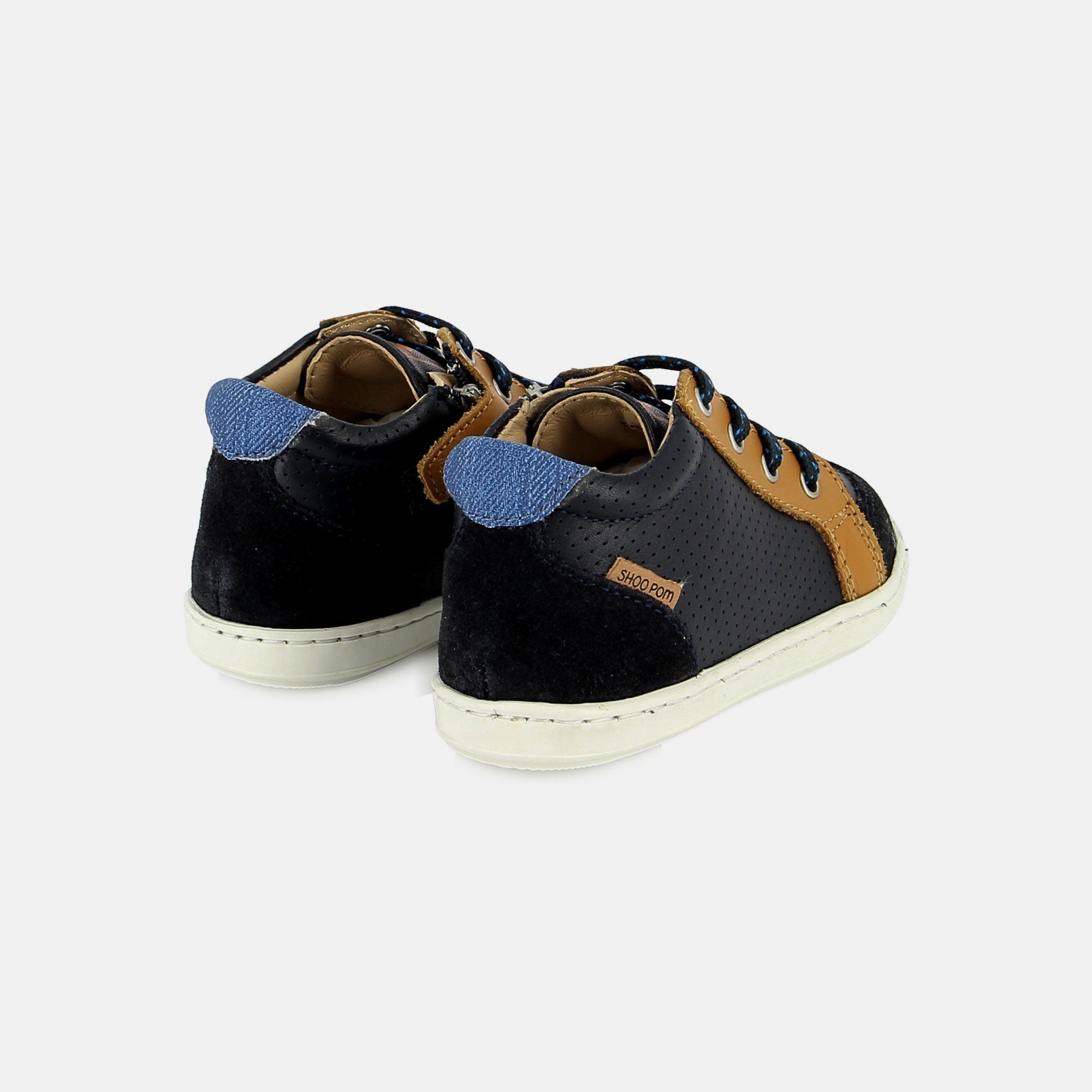 BOUBA ZIP BOX NAPPA NAVY BASKETS