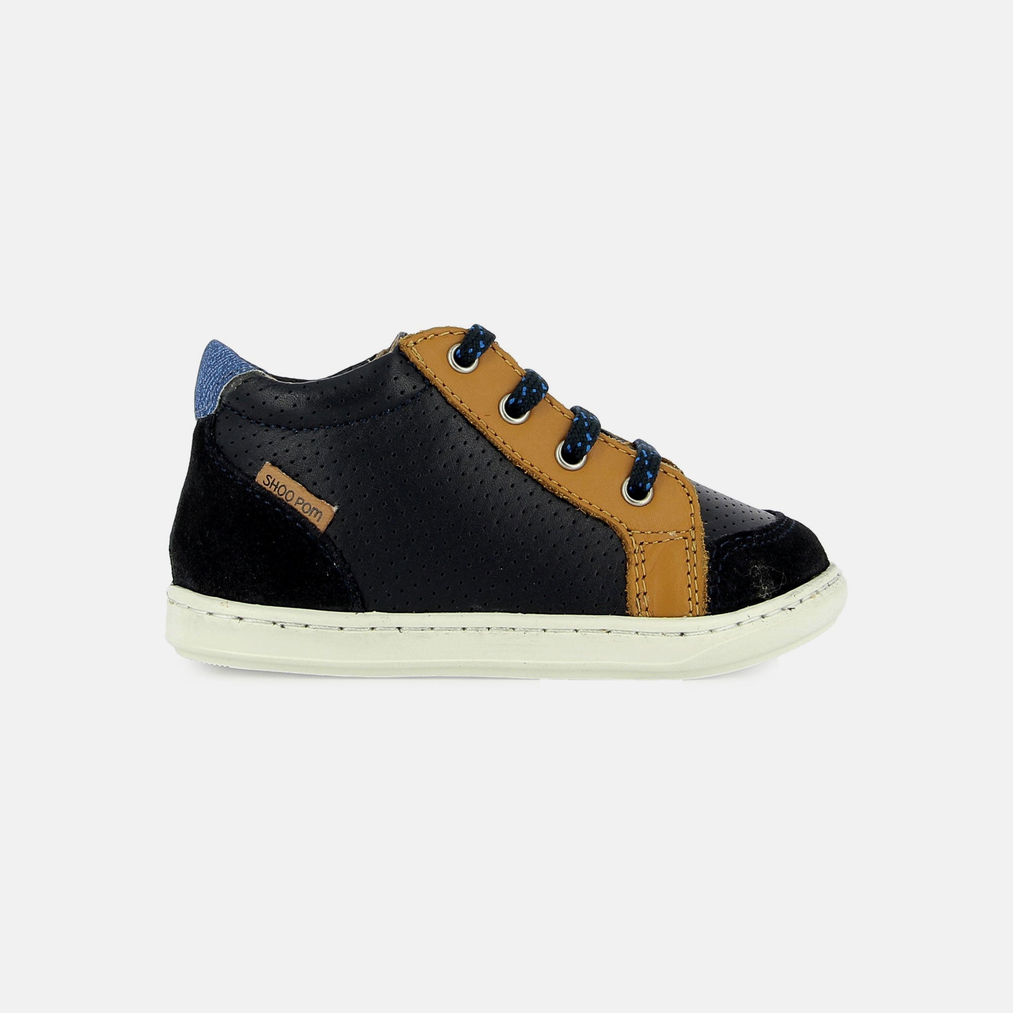 BOUBA ZIP BOX NAPPA NAVY BASKETS
