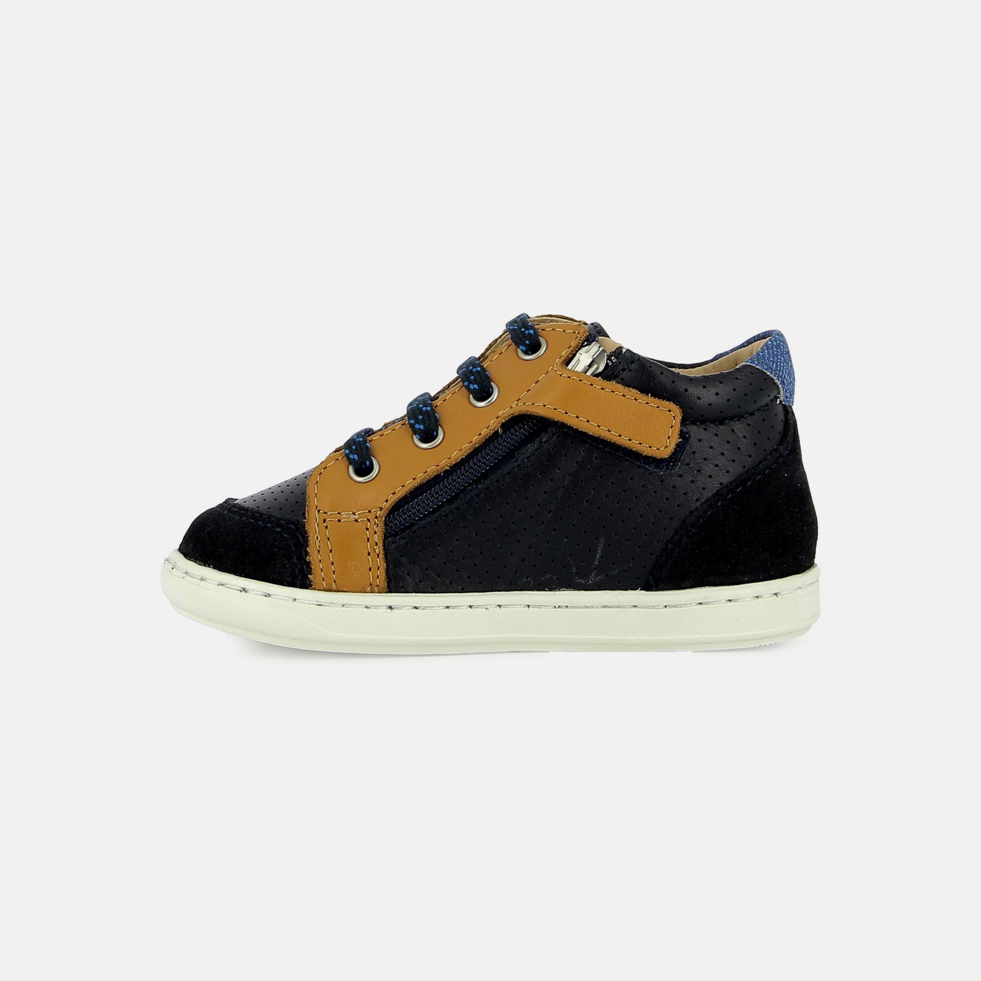 BOUBA ZIP BOX NAPPA NAVY BASKETS