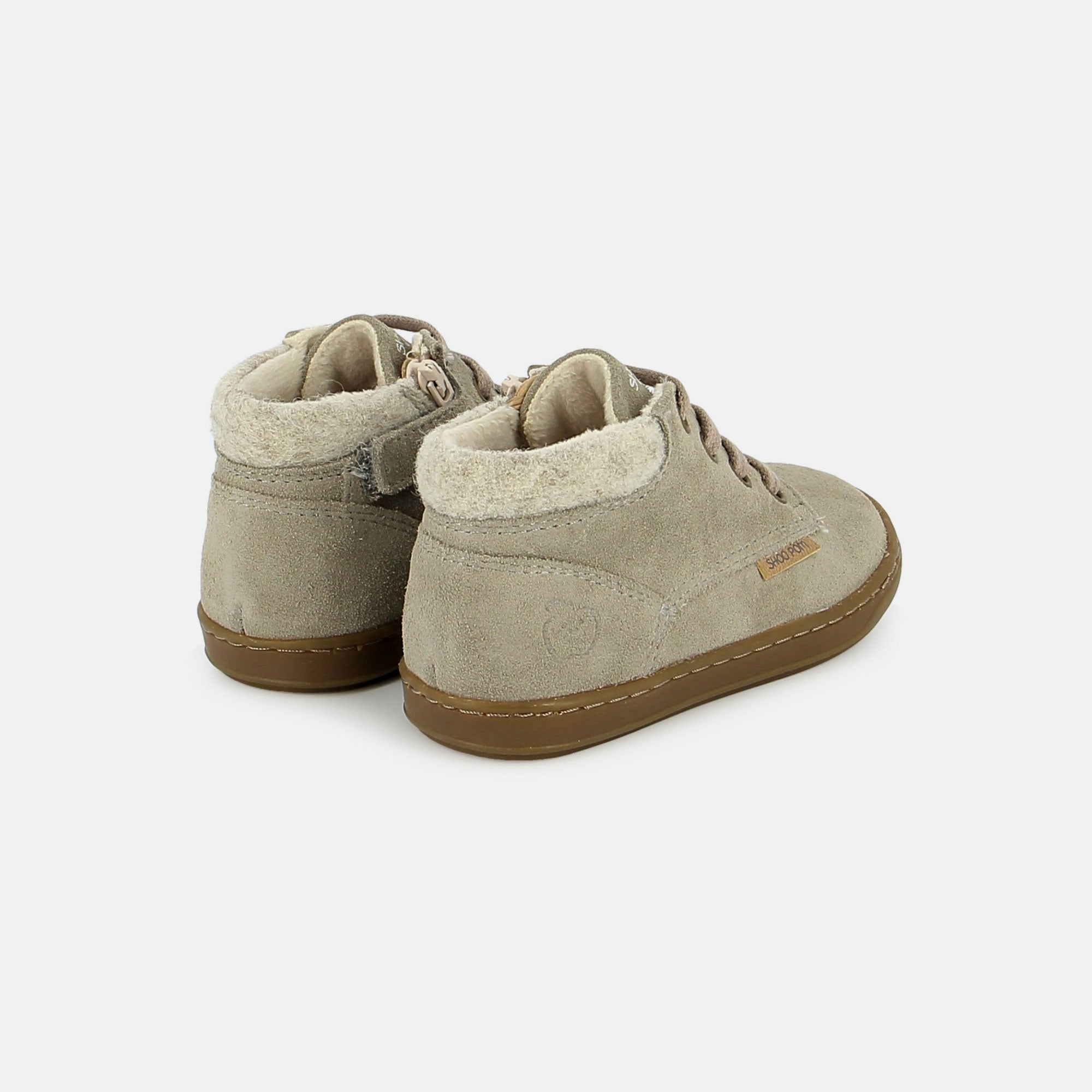BOUBA ZIP DESERT FUR VELOURS OILY EARTH