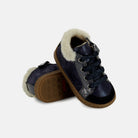 BOUBA ZIP HAIR - DUST-FUR - NAVY - BASKETS