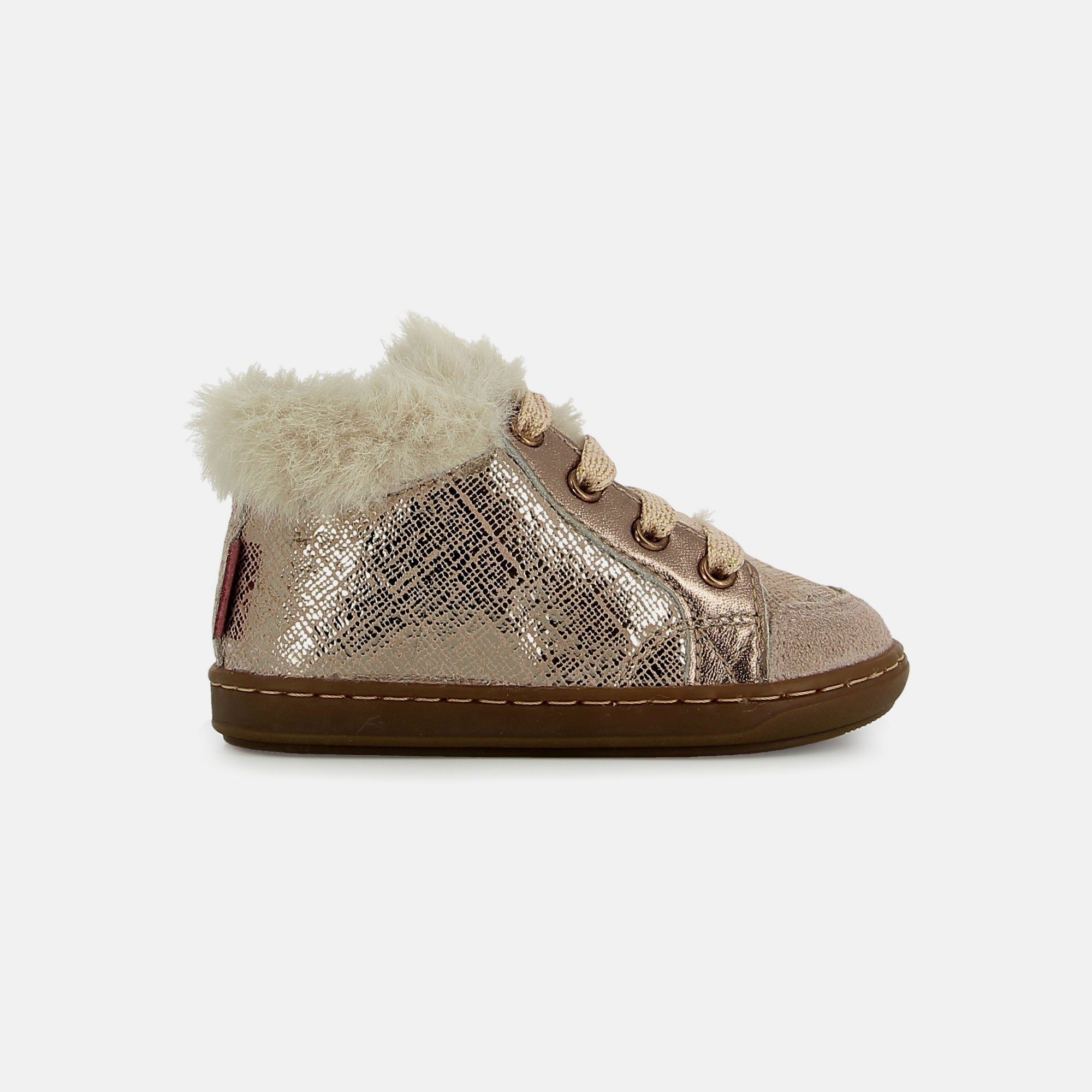 BOUBA ZIP HAIR - LINEN-FUR - PINK - PREMIERS