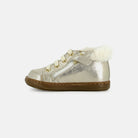 BOUBA ZIP HAIR MINI CLOUD BEIGE PLATINE BASKETS