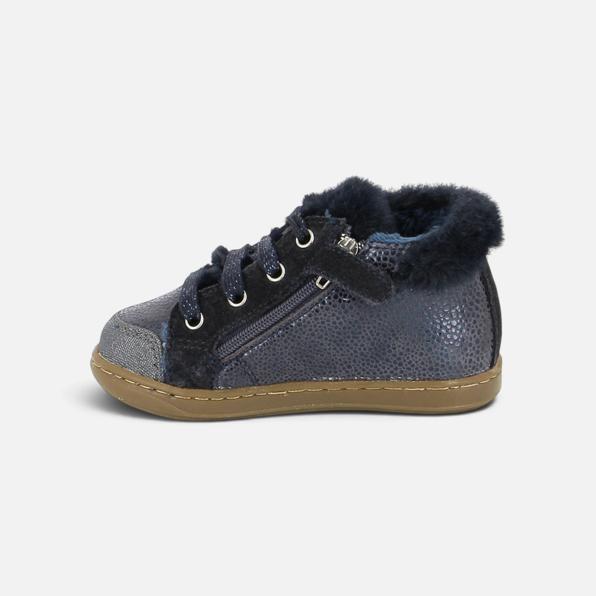 BOUBA ZIP HAIR - RAUM - NAVY - BASKETS