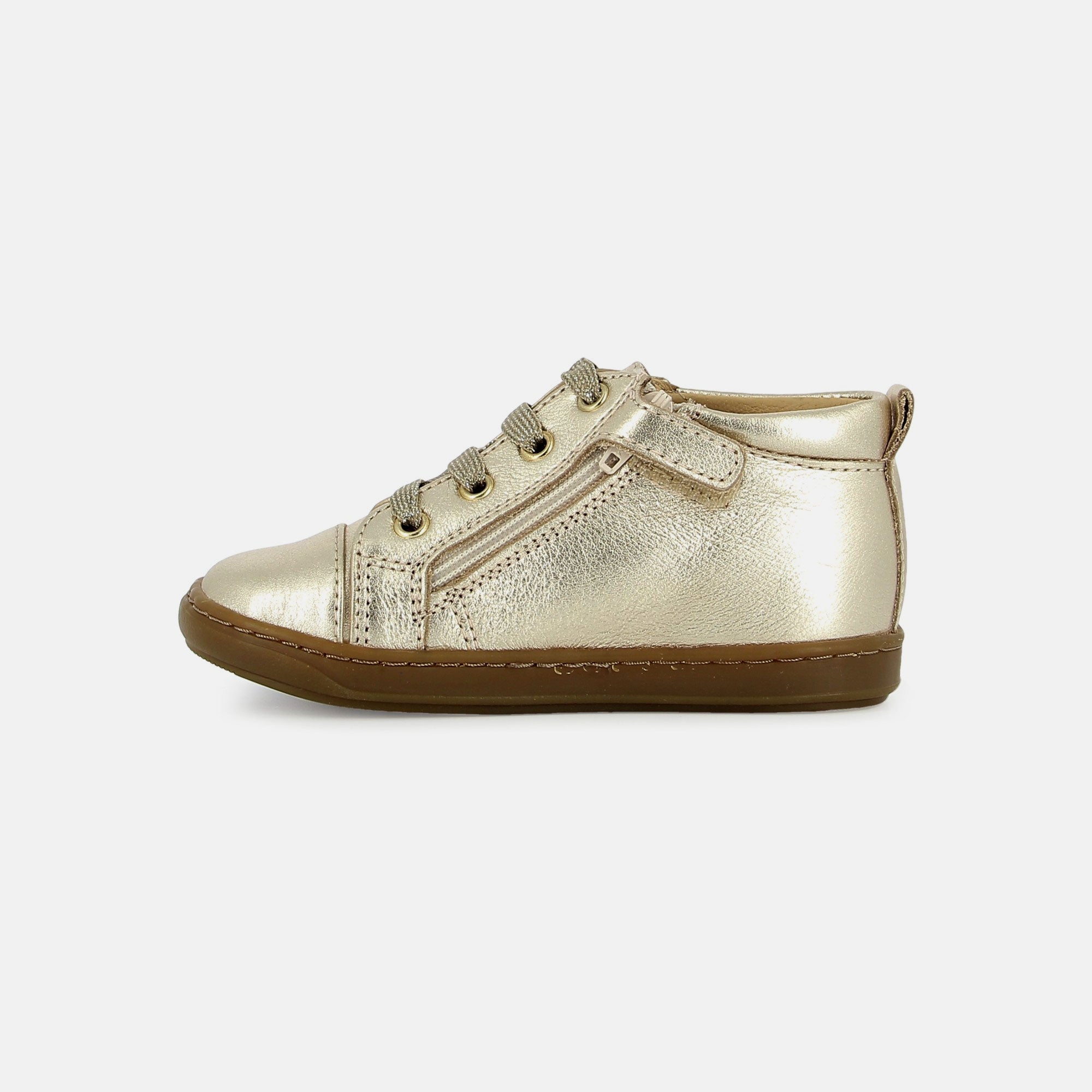 Chaussures Garçon - BASKETS - Bouba Zip Lace Bronze – Shoo Pom