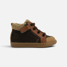 BOUBA ZIP WOOL - VELOURS-NUBUCK - TERRA-CHOCOLAT