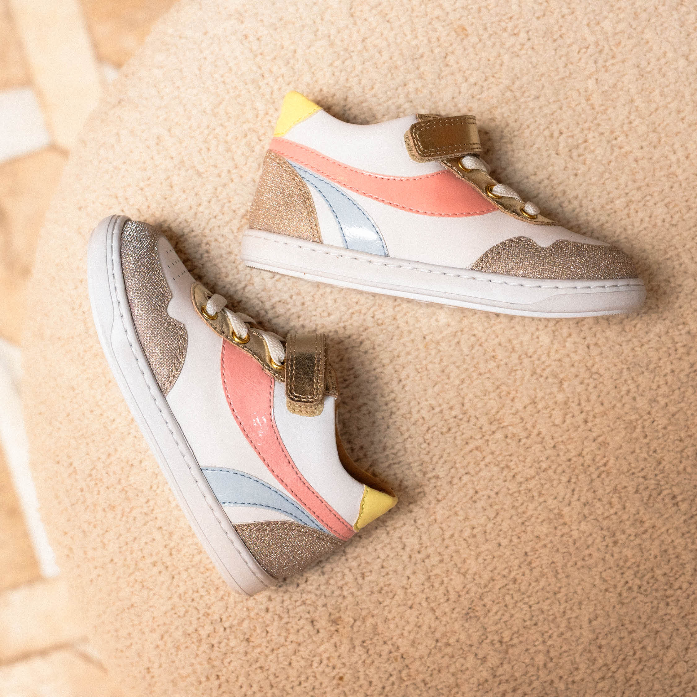 BOUBA ZIVA - LAMINATO - WHITE-PLATINE - BASKETS