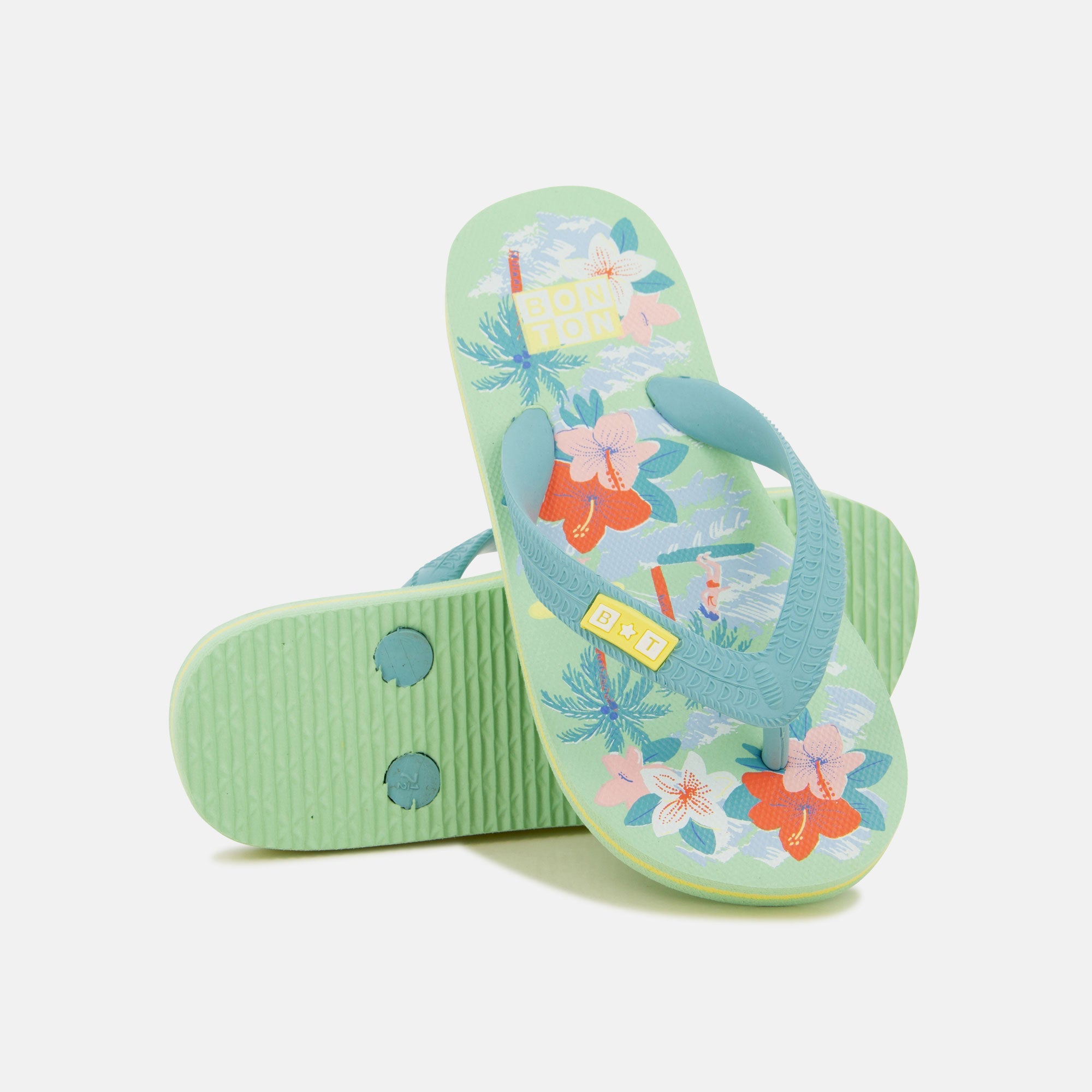 FLIP FLOP PAF - CAOUTCHOUC - SANTACRUZ GREEN - ACCESSOIRES