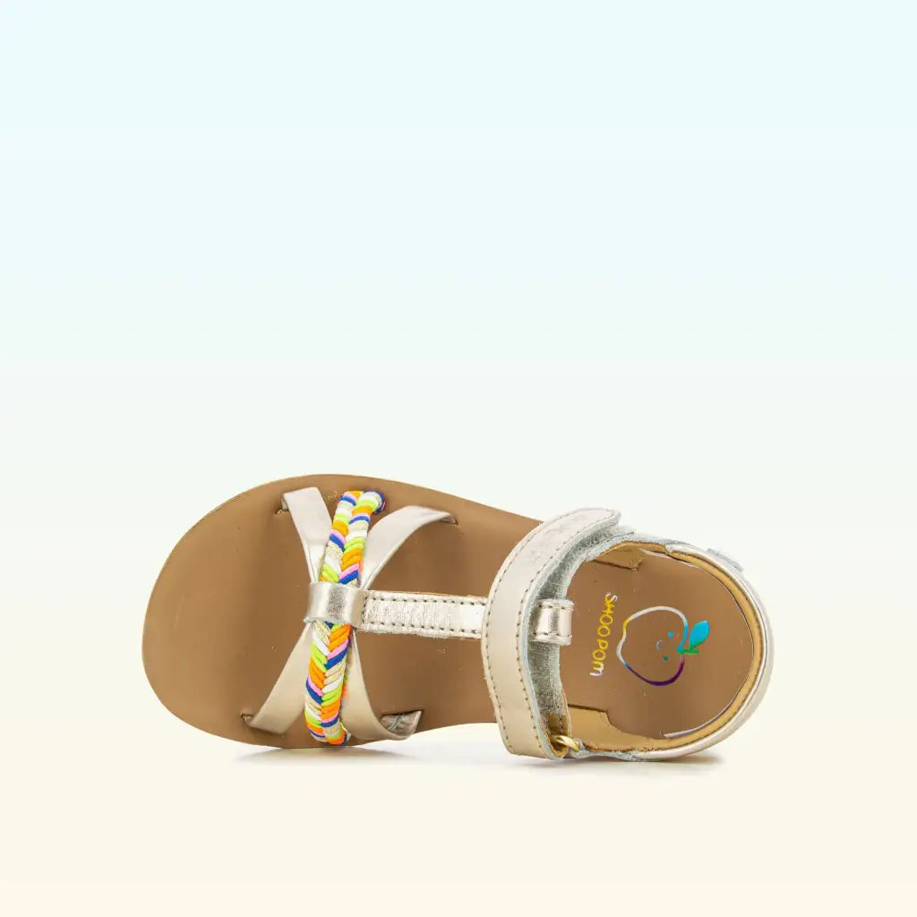 GOA SALOME - COW ALASKA - LIGHT BRONZE - ORANGE FLUO