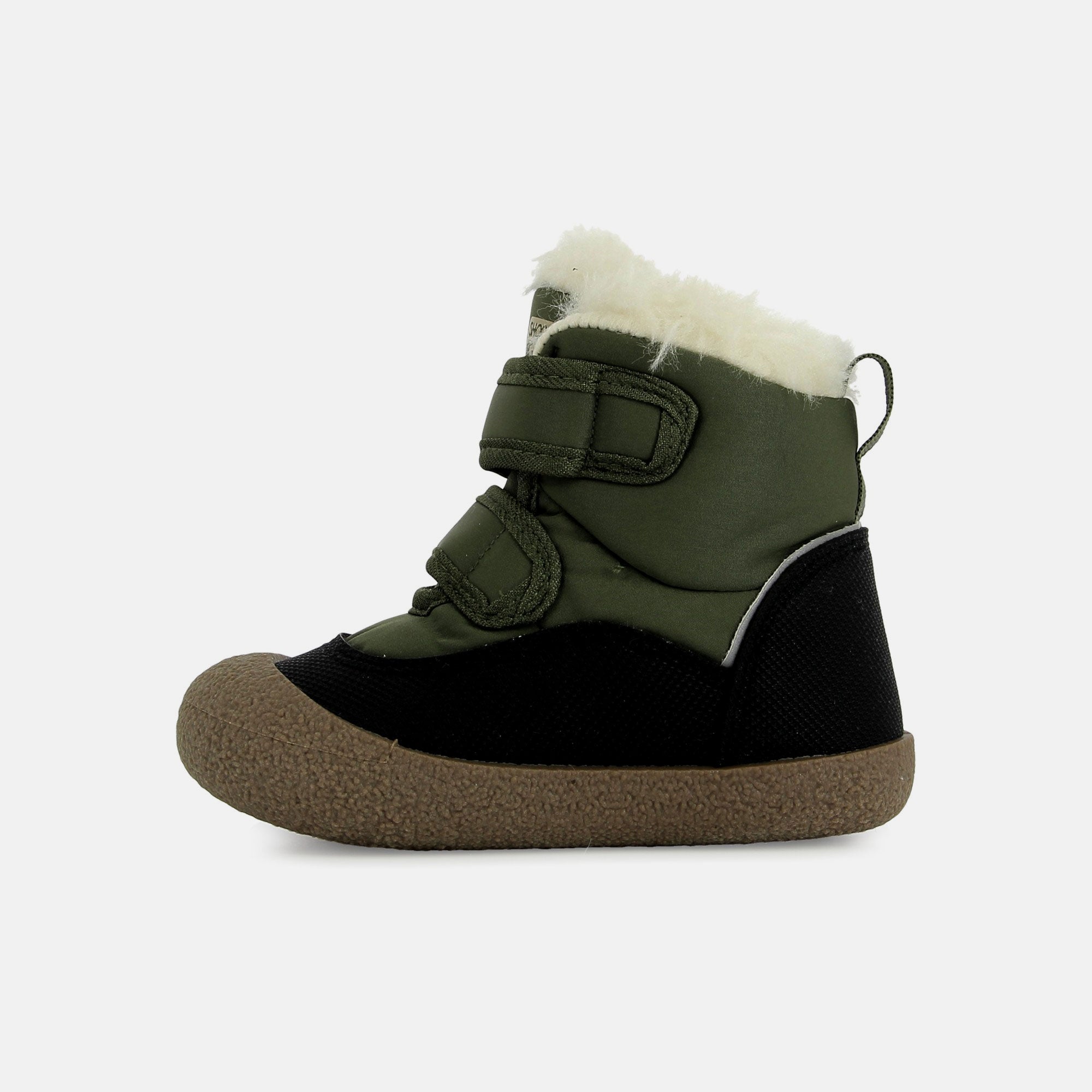 GRIGRI EASY FUR - NYLON FOURRE - KAKI - BOOTS & BOTTINES